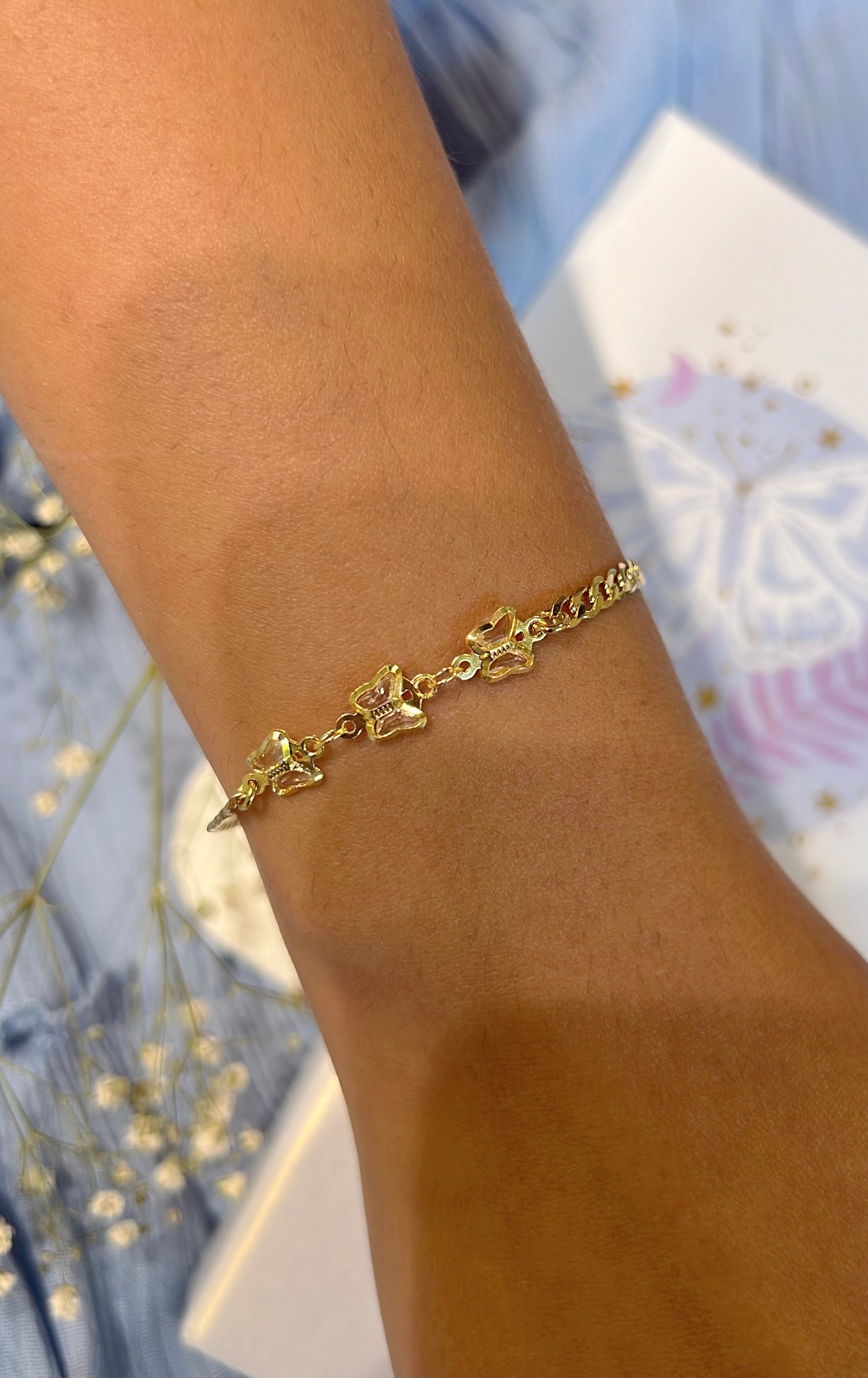 Butterfly Chain Bracelet