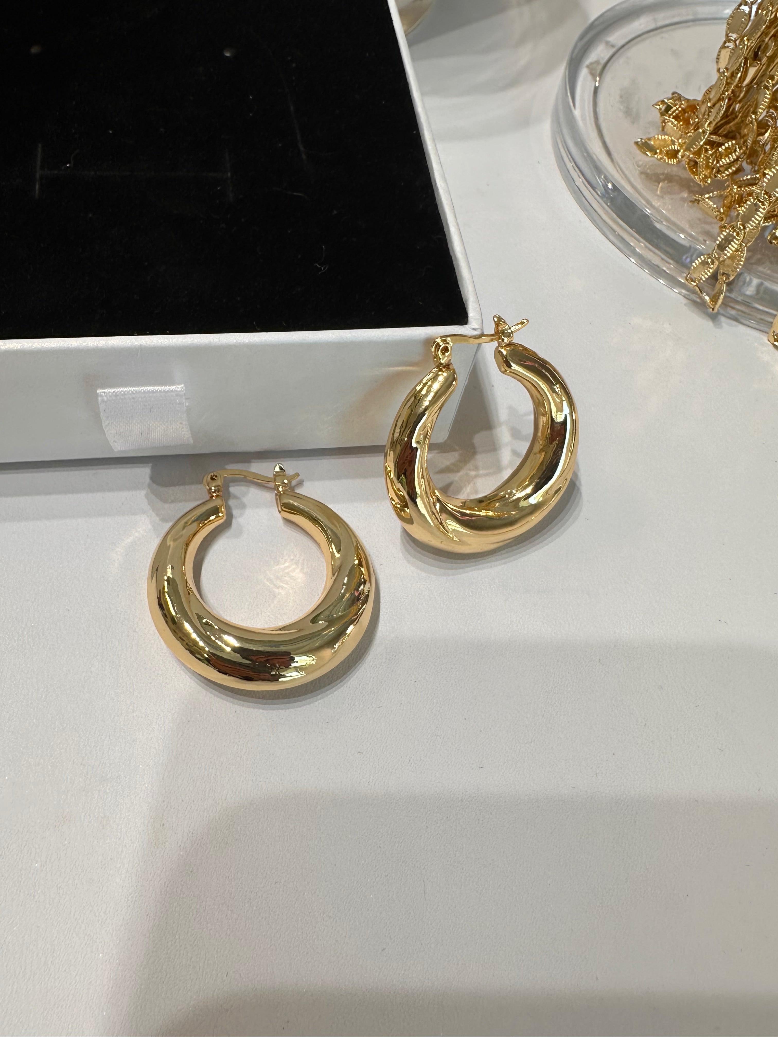 Eternity Hoop Earrings