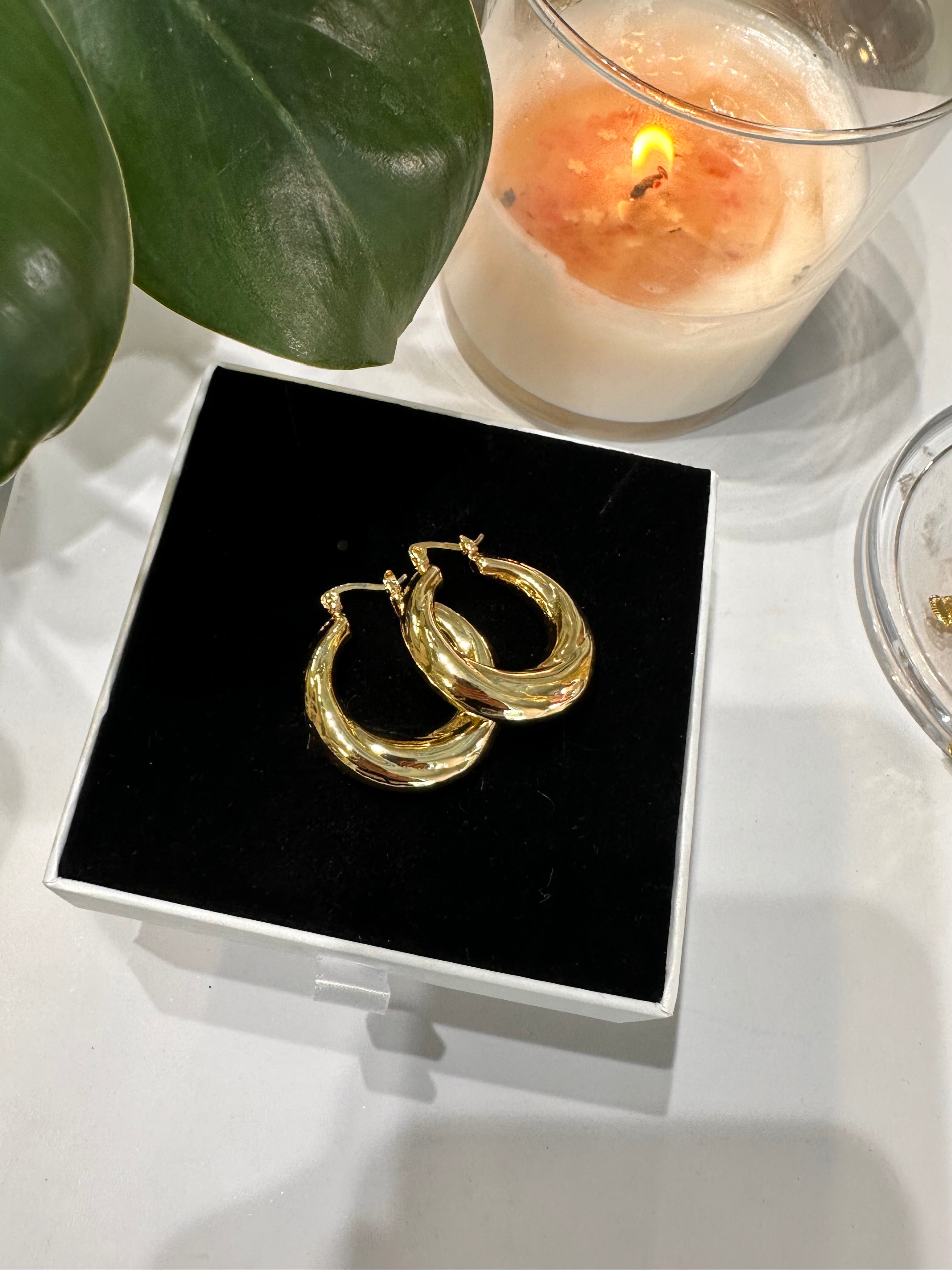 Eternity Hoop Earrings