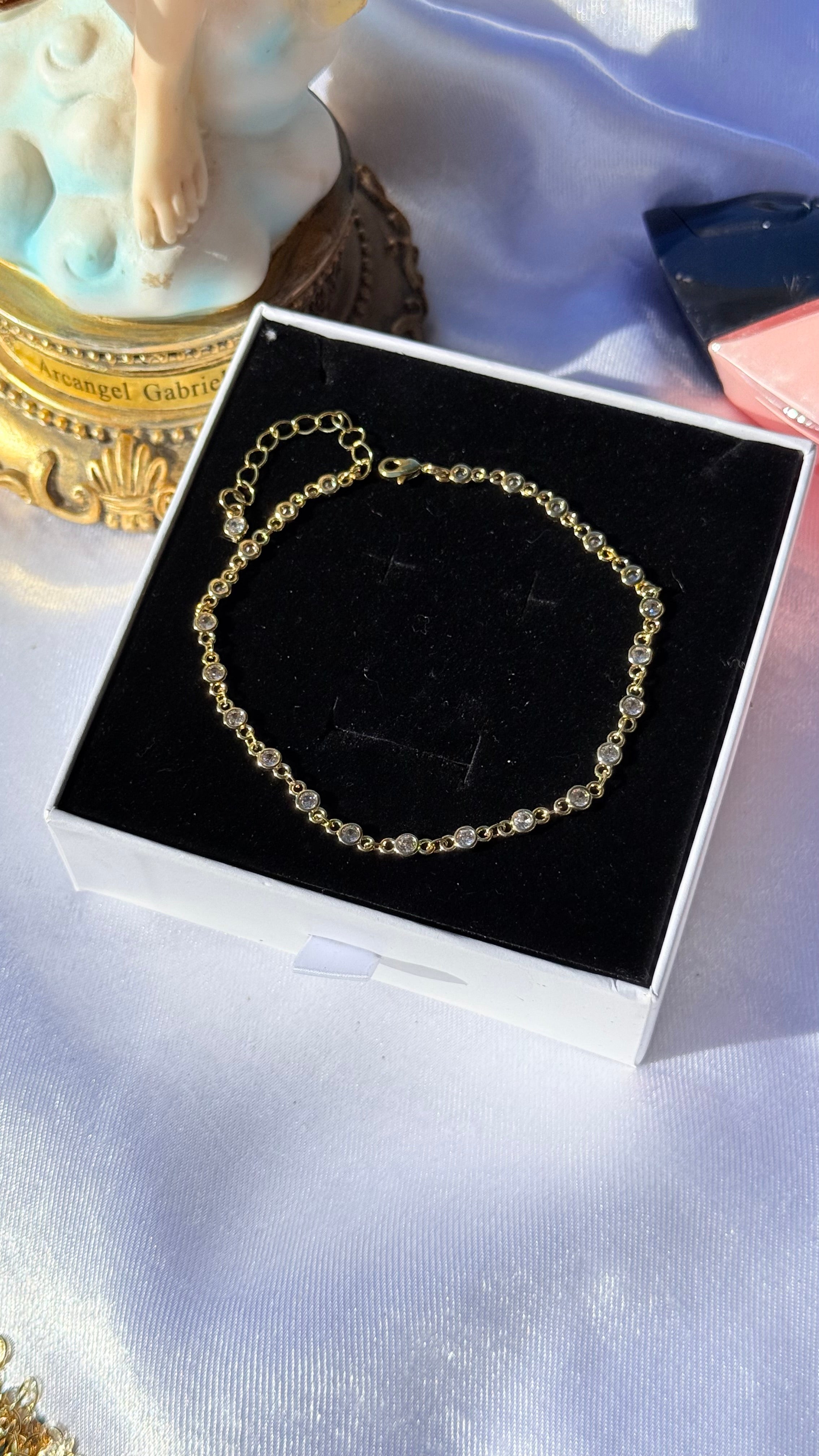 Diamond Sunrise Anklet