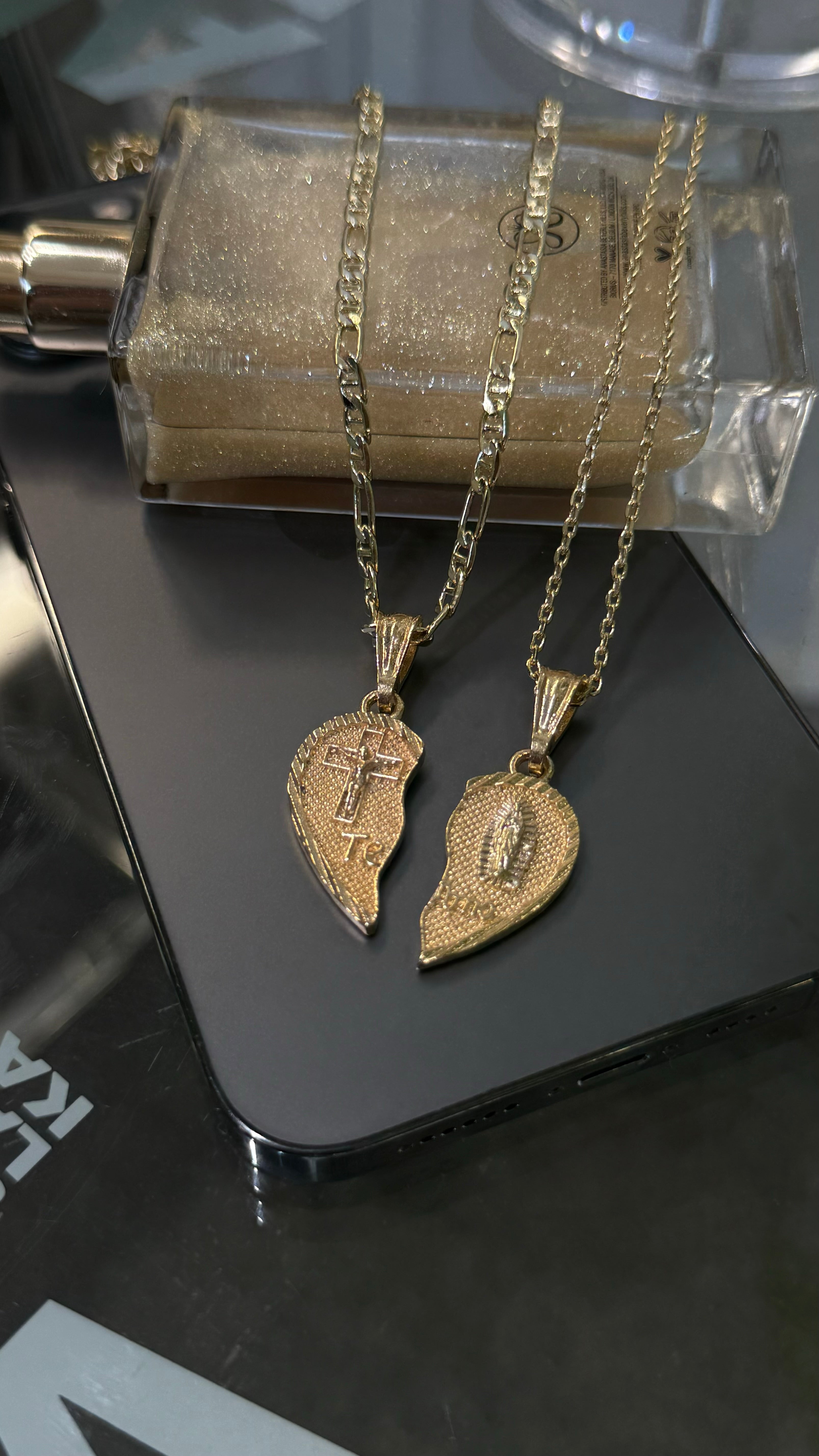 "Te Amo" Couple Necklaces