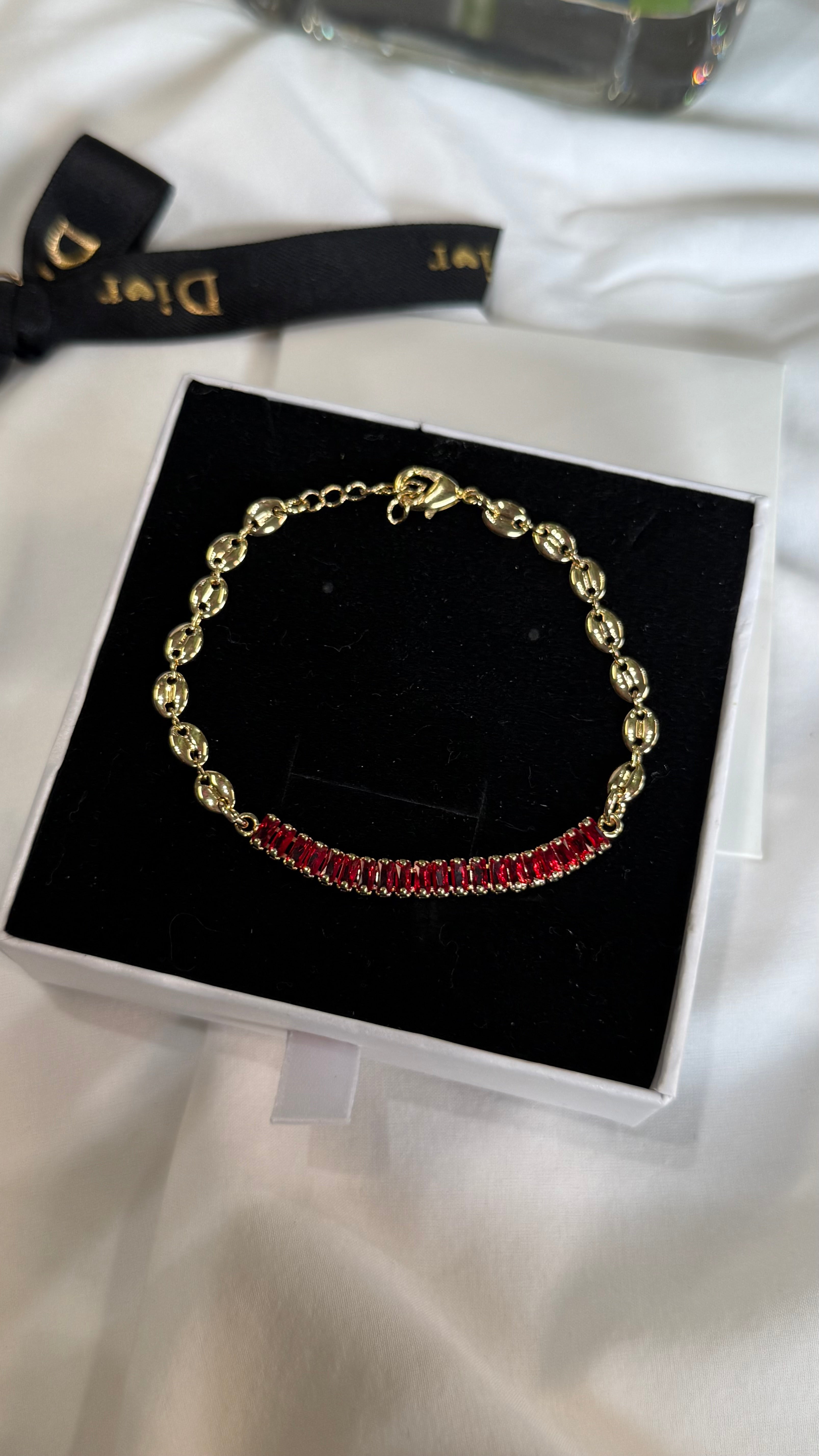 Classic Cherry Red Bracelet