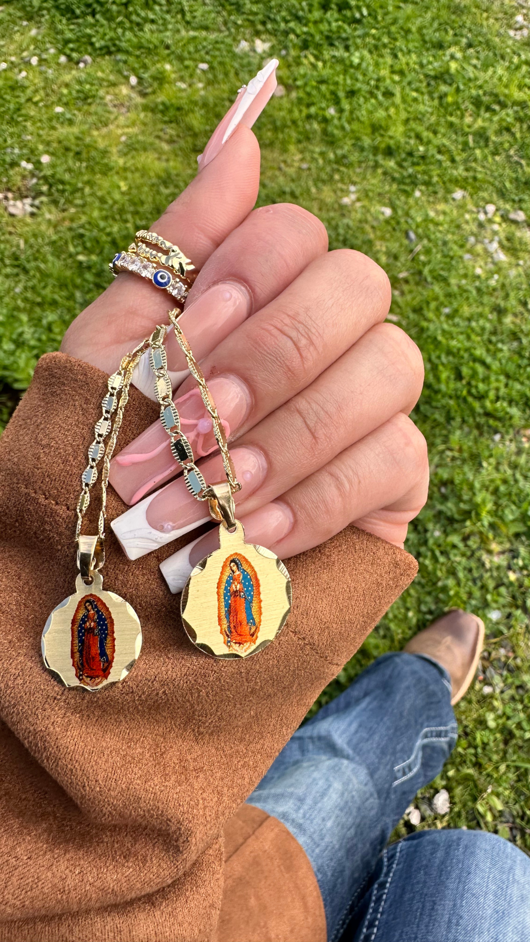 Matching: Virgin Mary Necklace