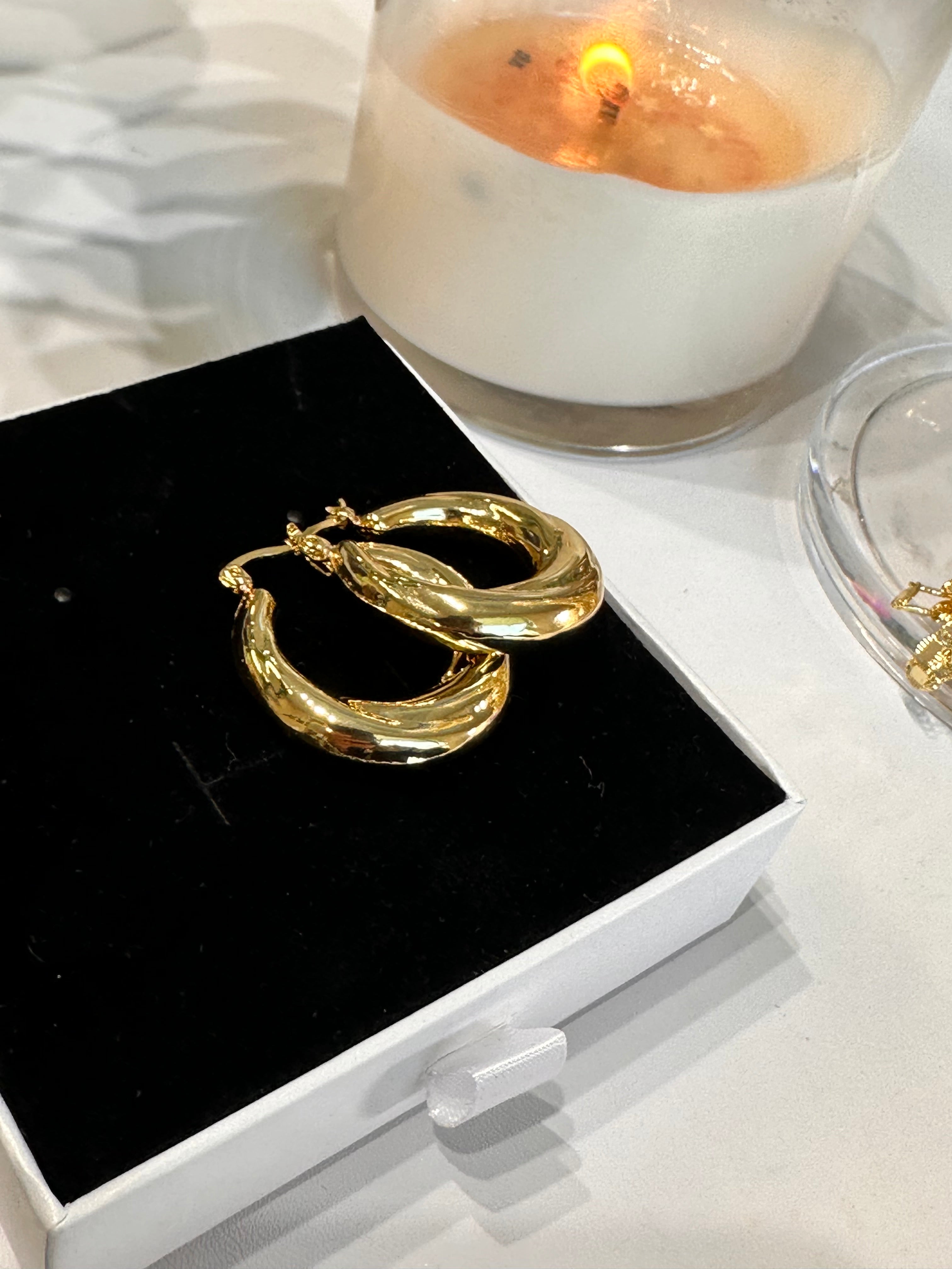 Eternity Hoop Earrings