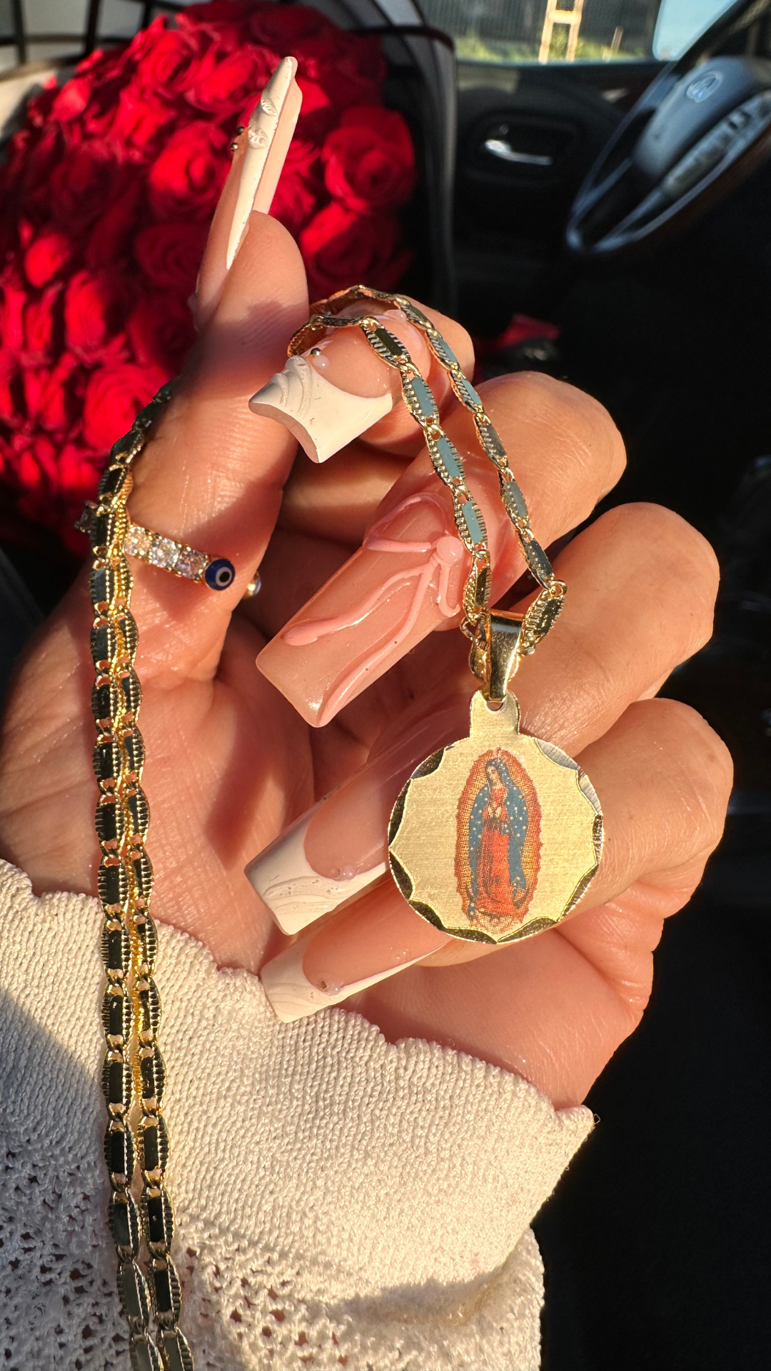 Matching: Virgin Mary Necklace