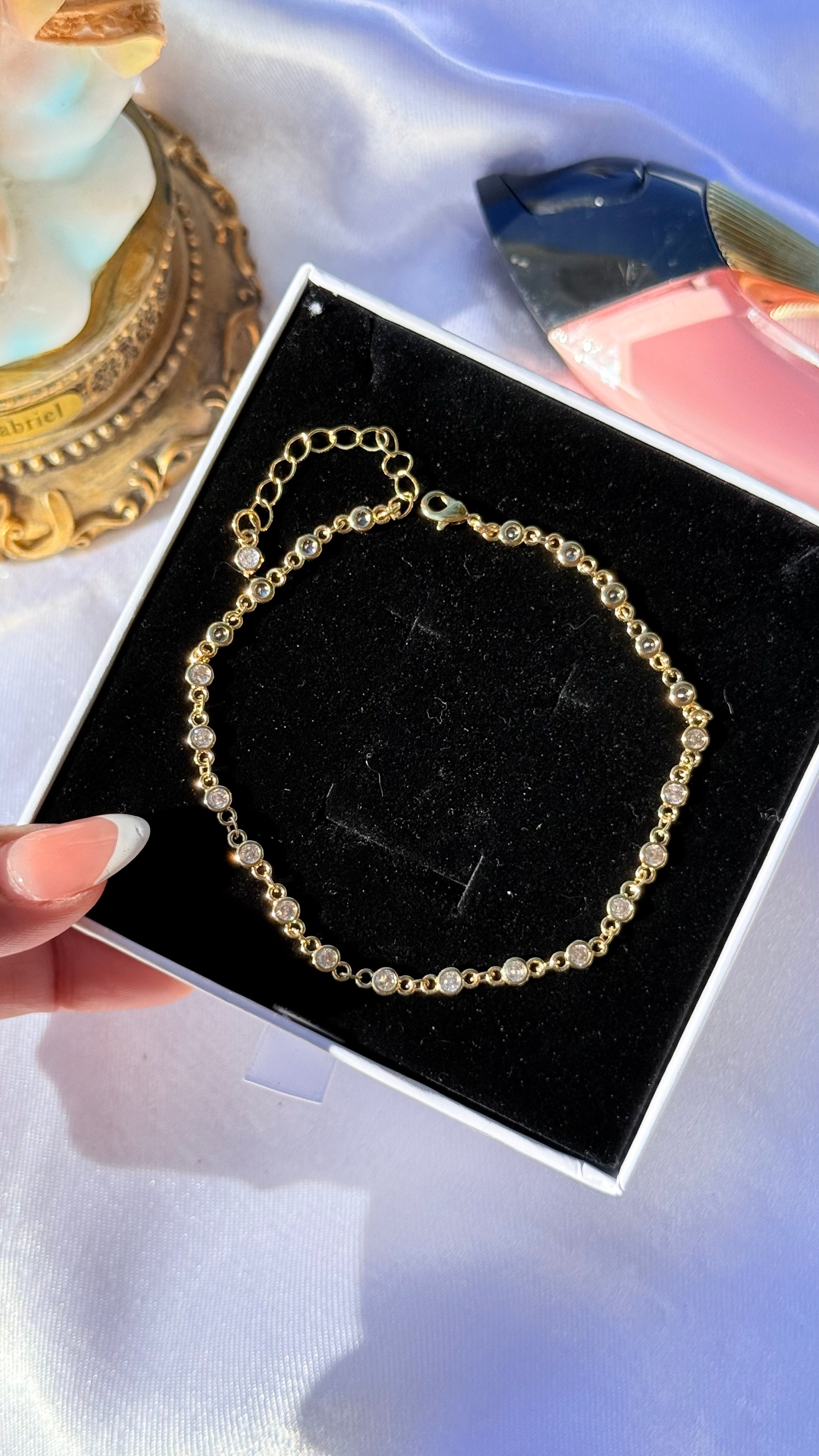 Diamond Sunrise Anklet