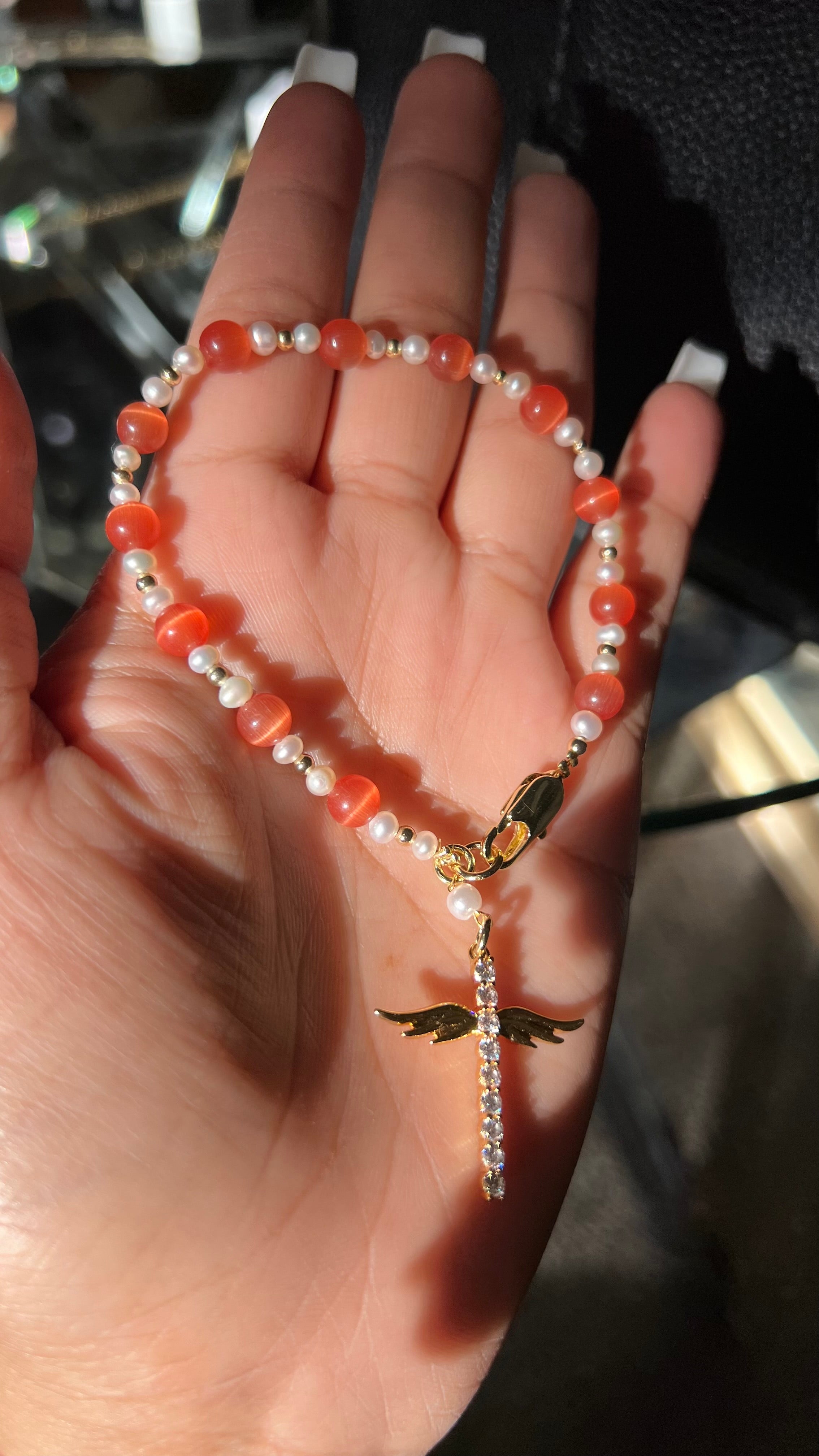 Carnelian Mini Rosario