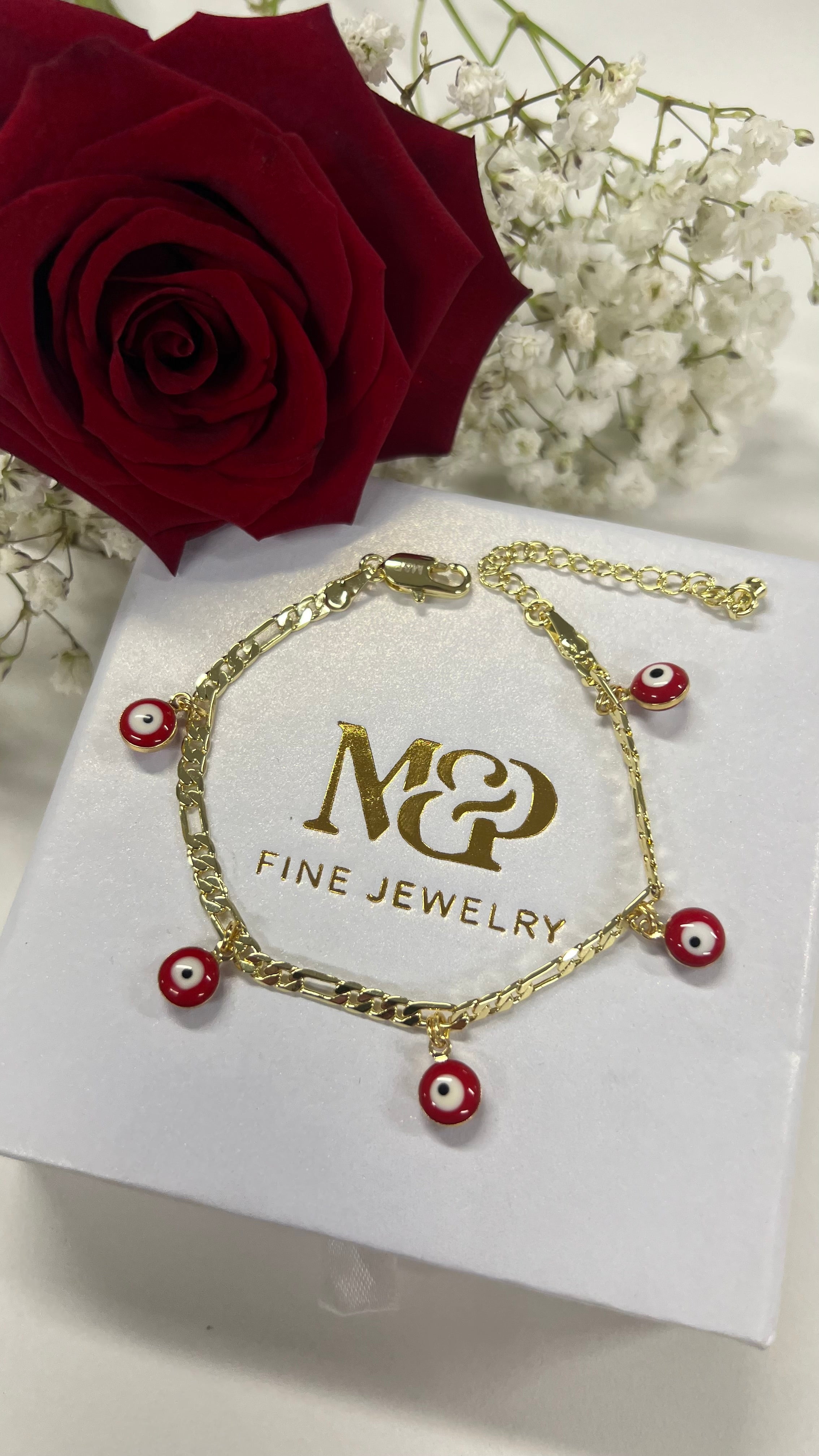 Red Mal de Ojo Bracelet