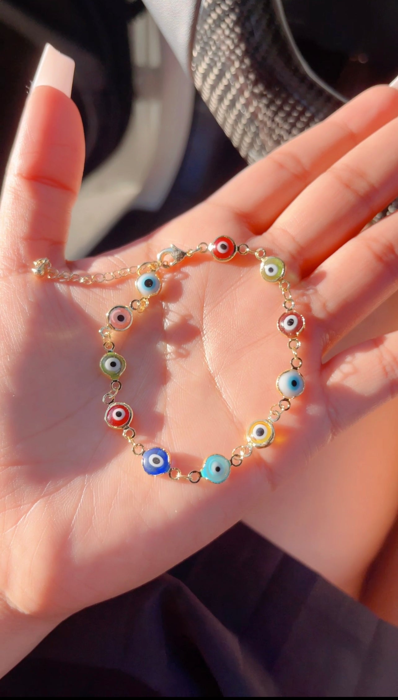 Multi Color Evil Eye Bracelet