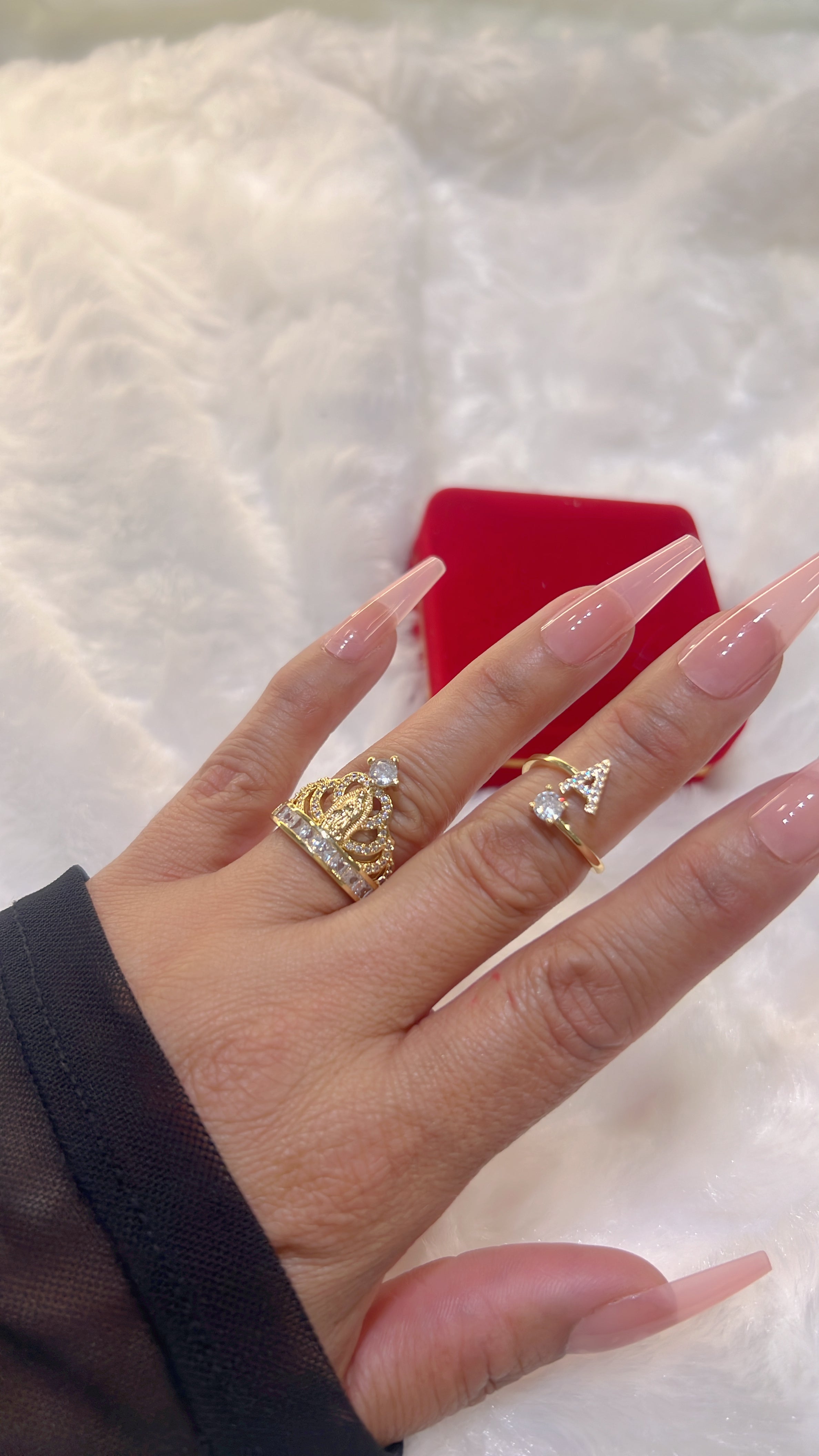 Our Lady of Guadalupe Crown Ring