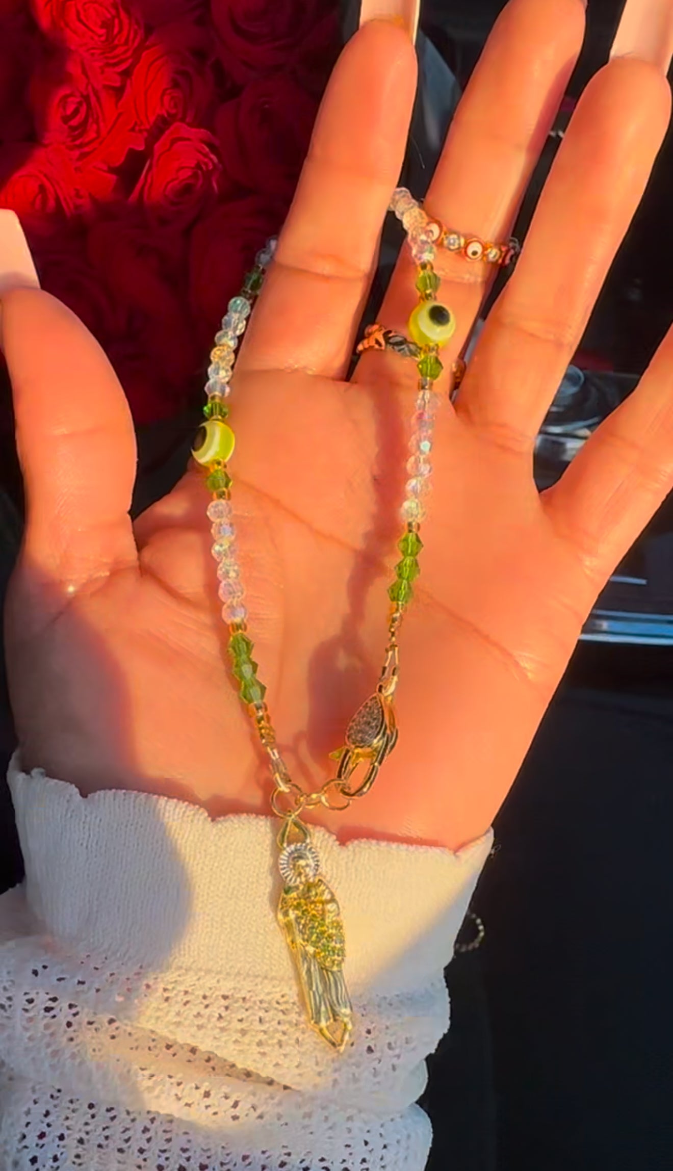 Mini Saint Jude Car Rosary