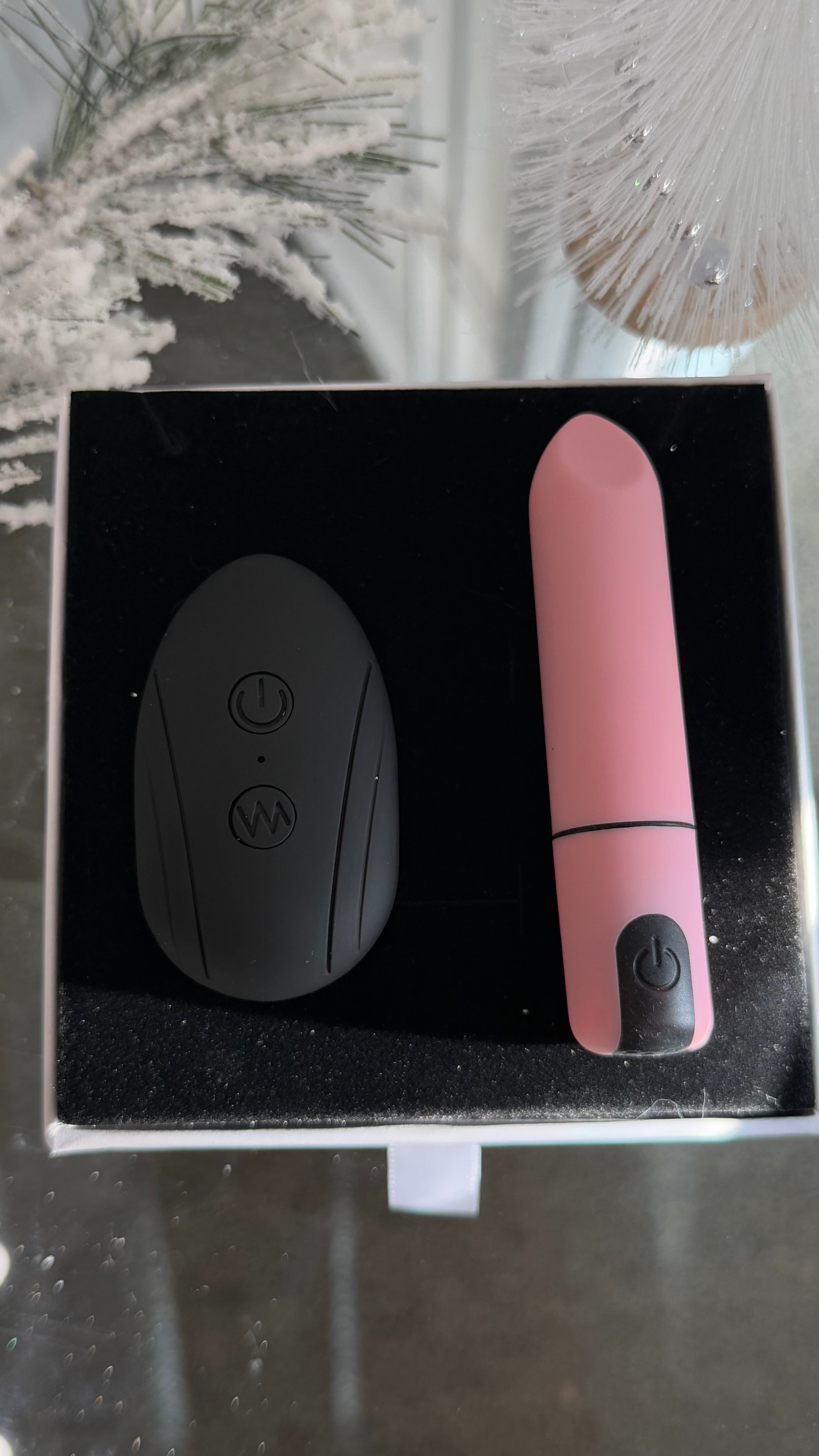 Cherry Pink Lipstick Vibrator + Remote Control