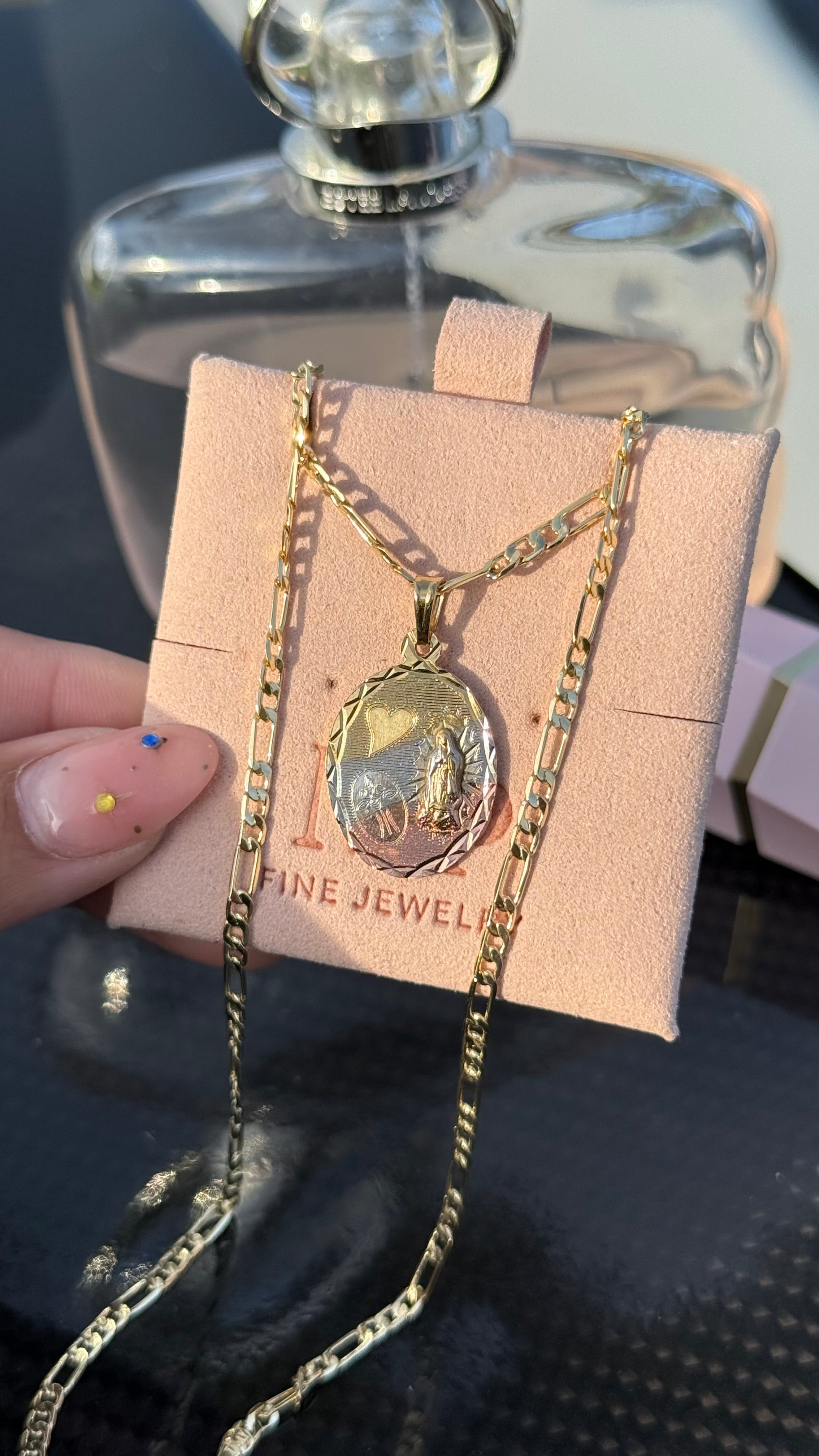 Gold Filled: Virgen de Guadalupe Necklace