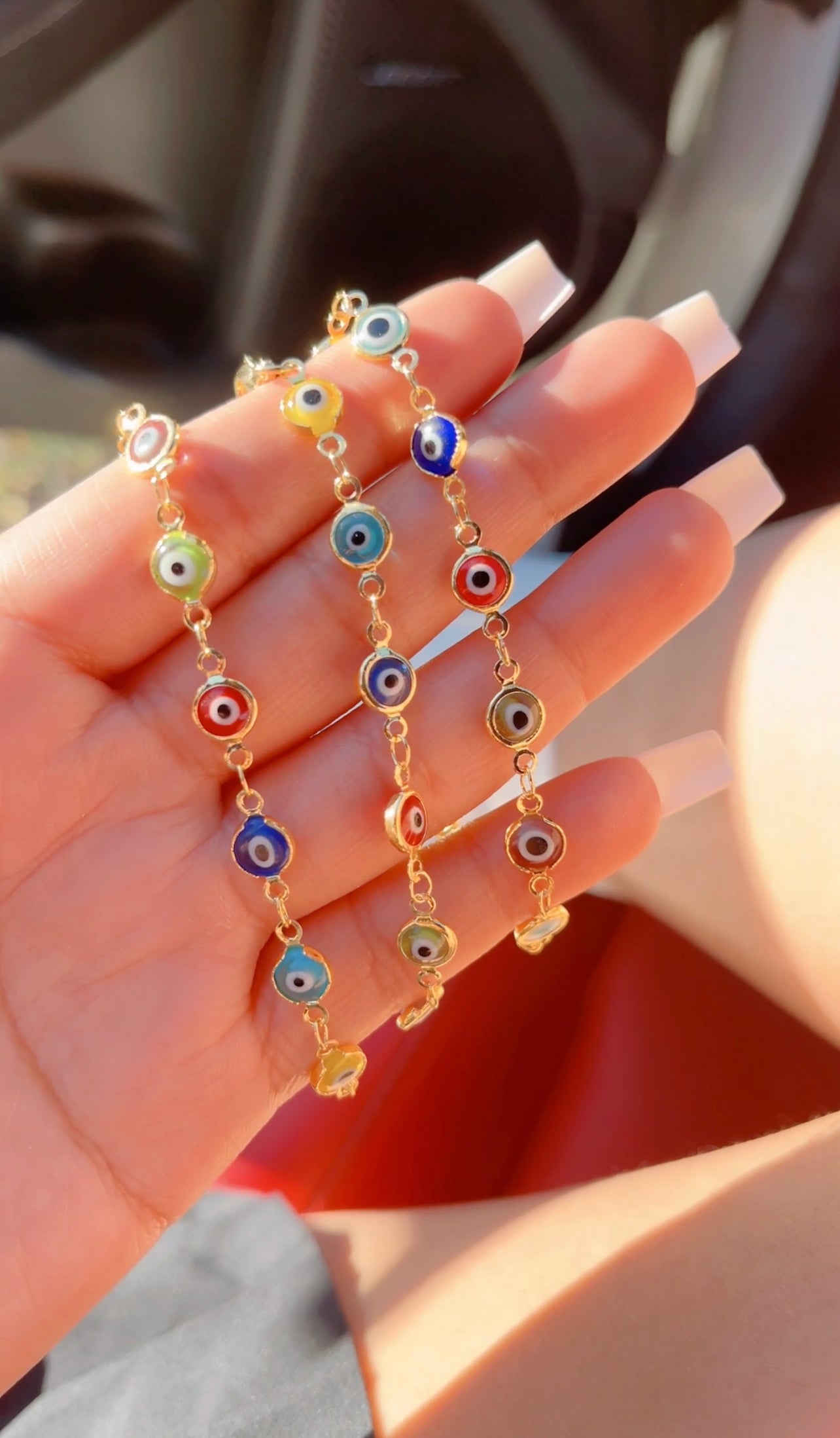 Multi Color Evil Eye Bracelet