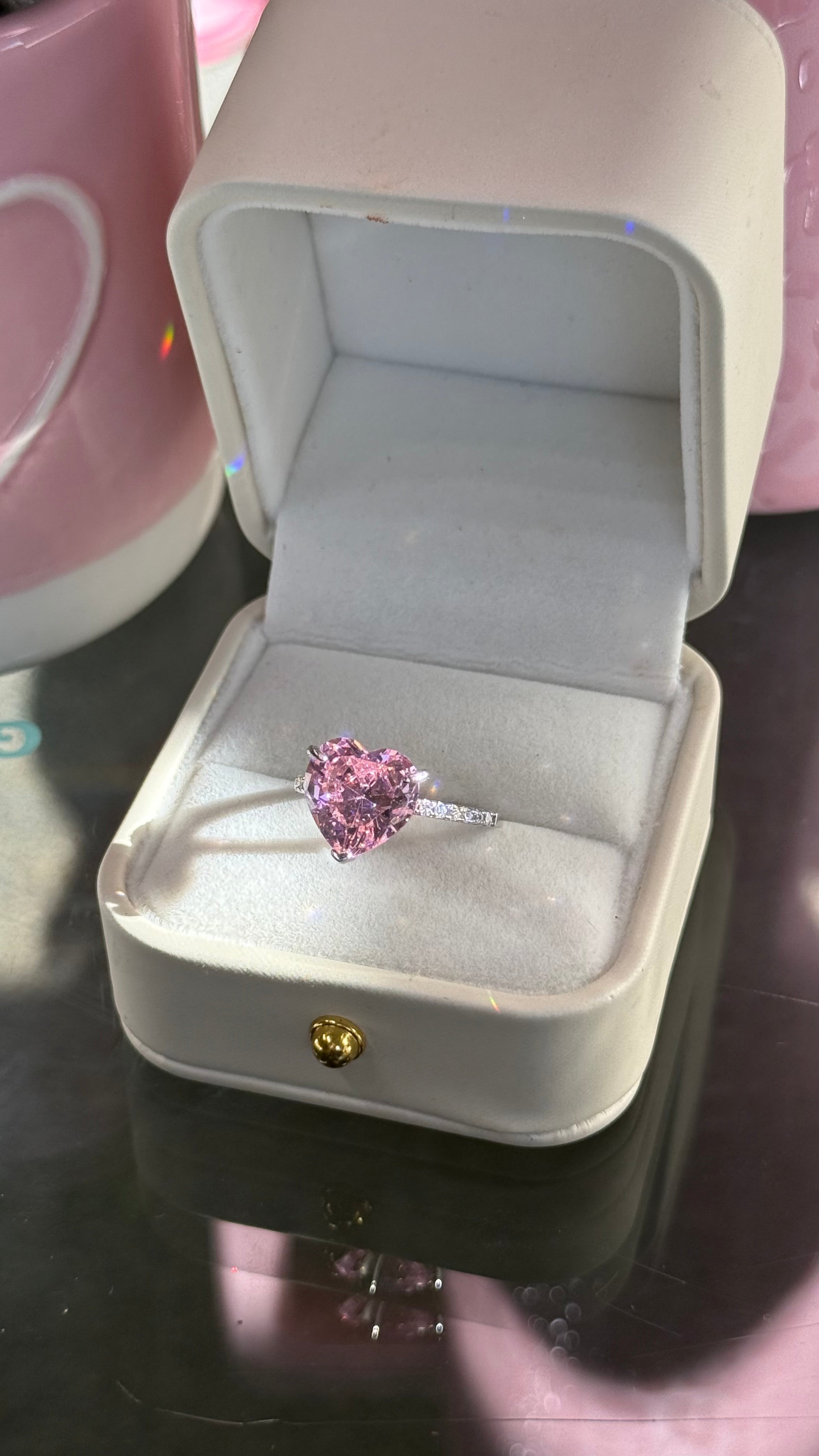 Pink Valentines Ring