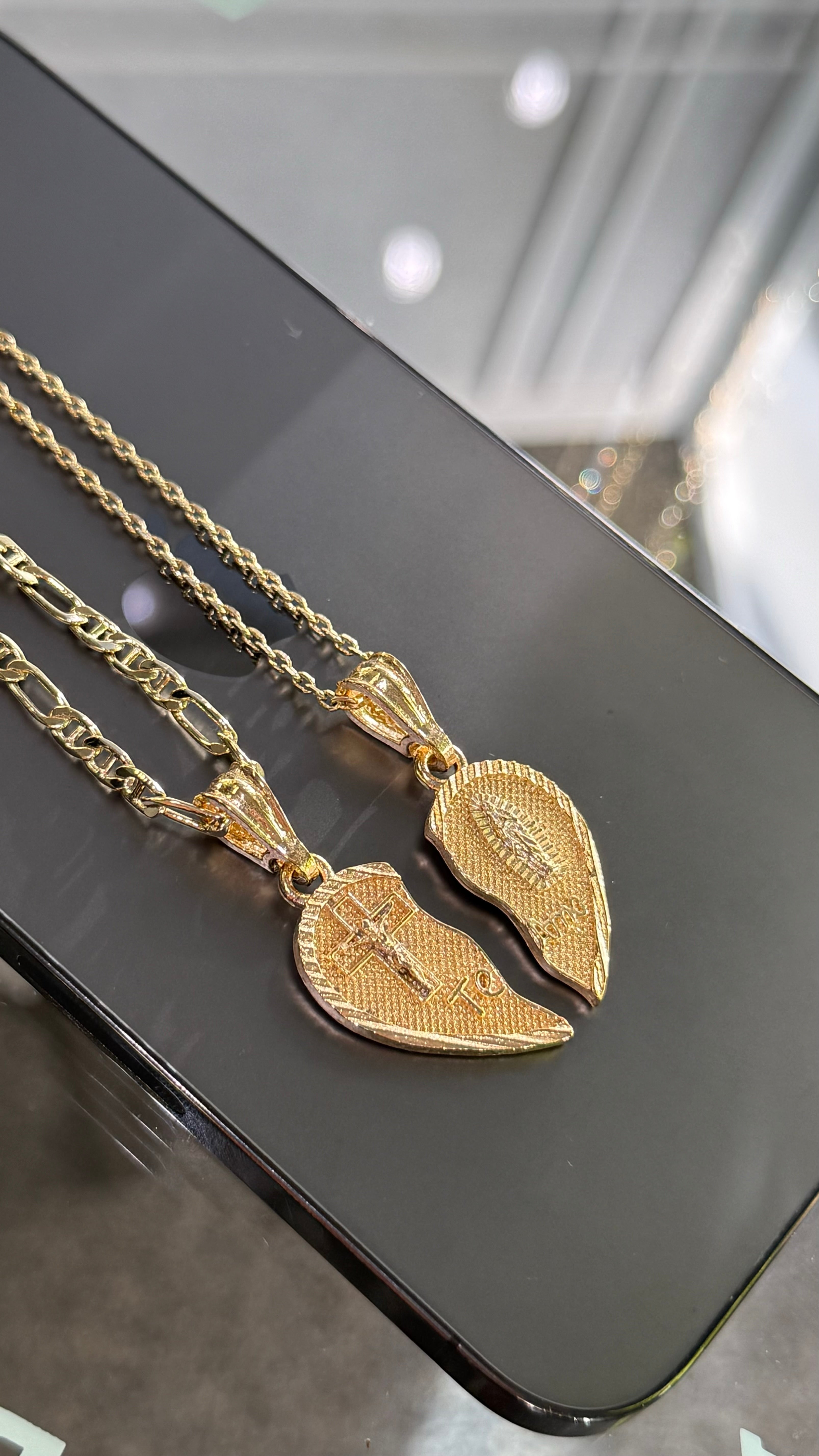 "Te Amo" Couple Necklaces