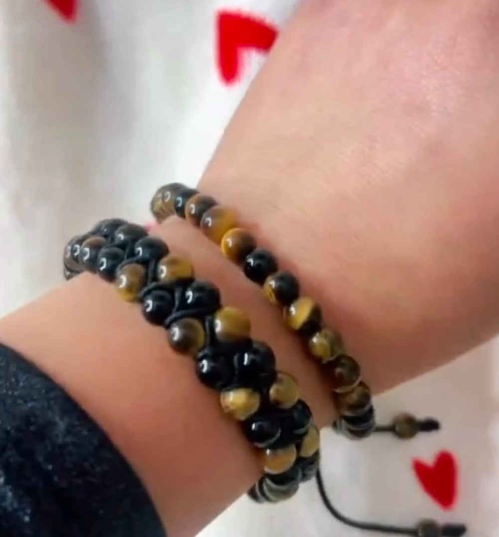 Tiger Eye Couple Bracelets