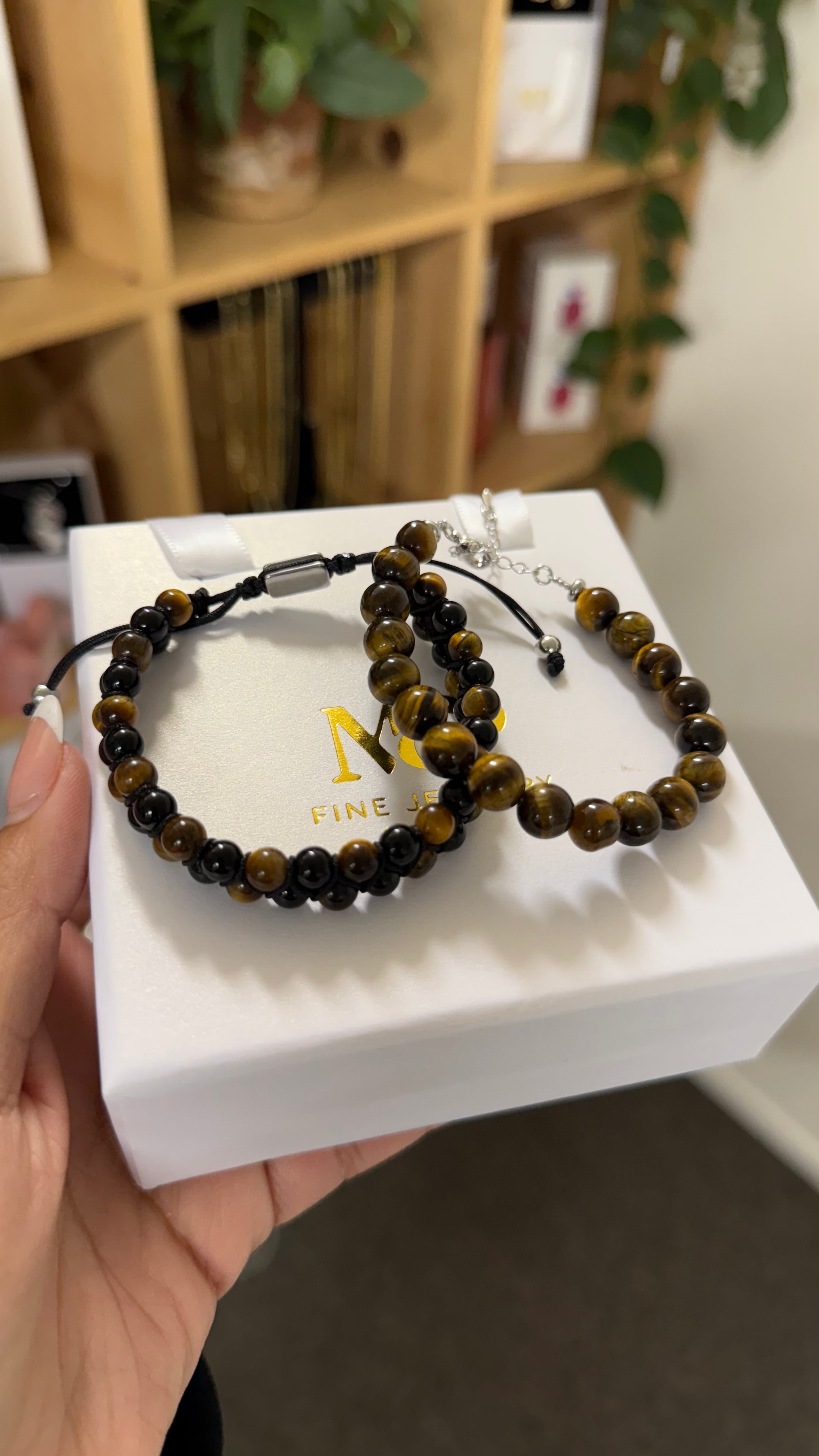 Tiger Eye Couple Bracelets