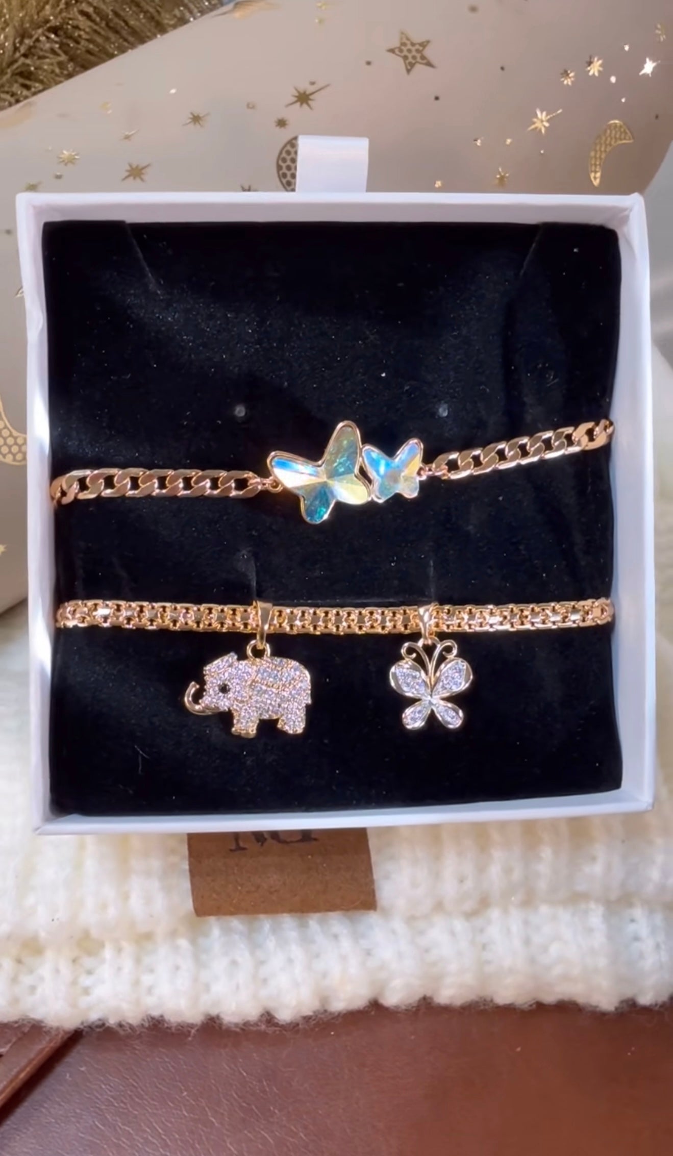 Lucky Elephant Bracelet Set