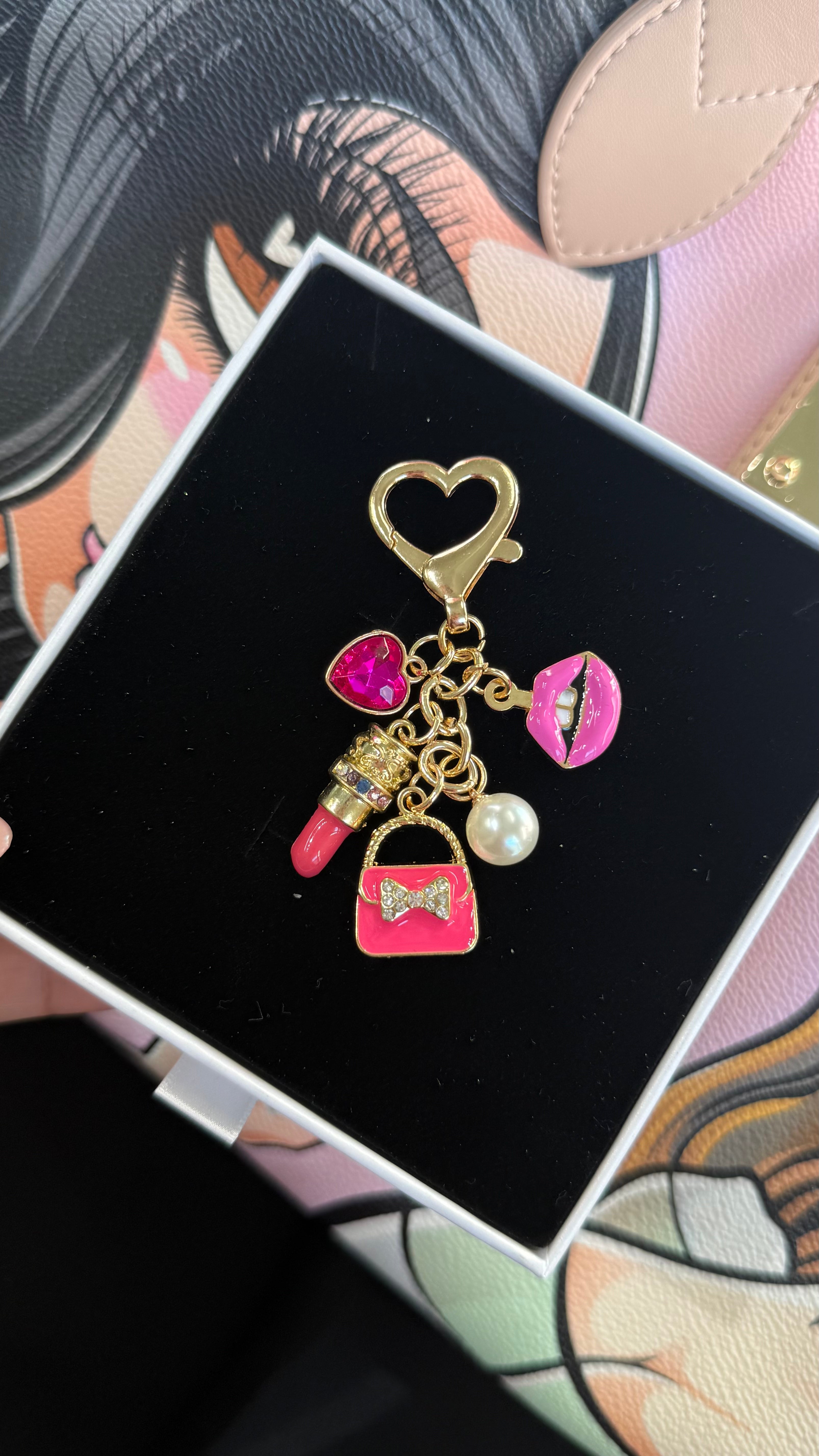 Pink Valentines Charm