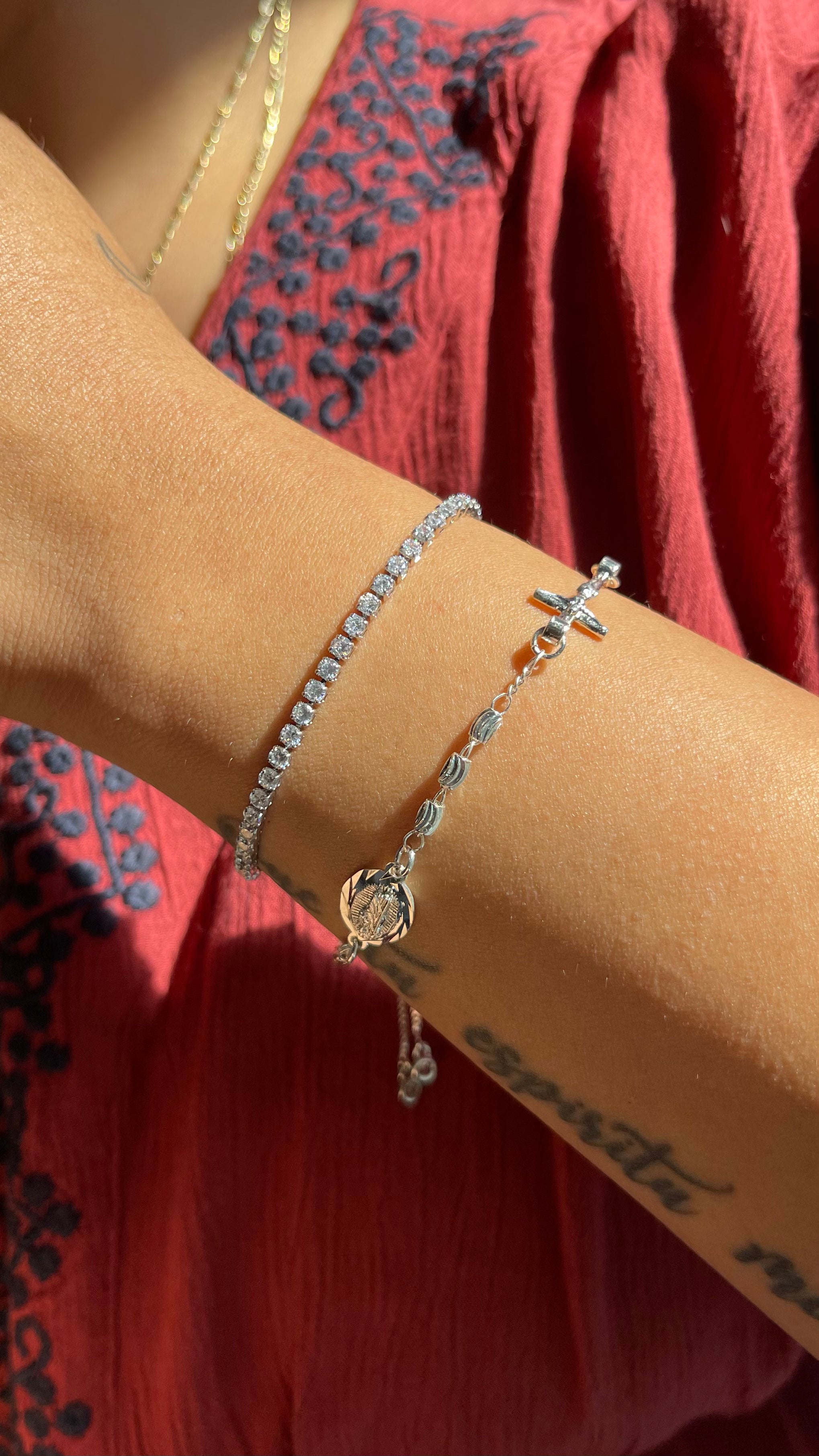 San Juditas Silver Bracelet