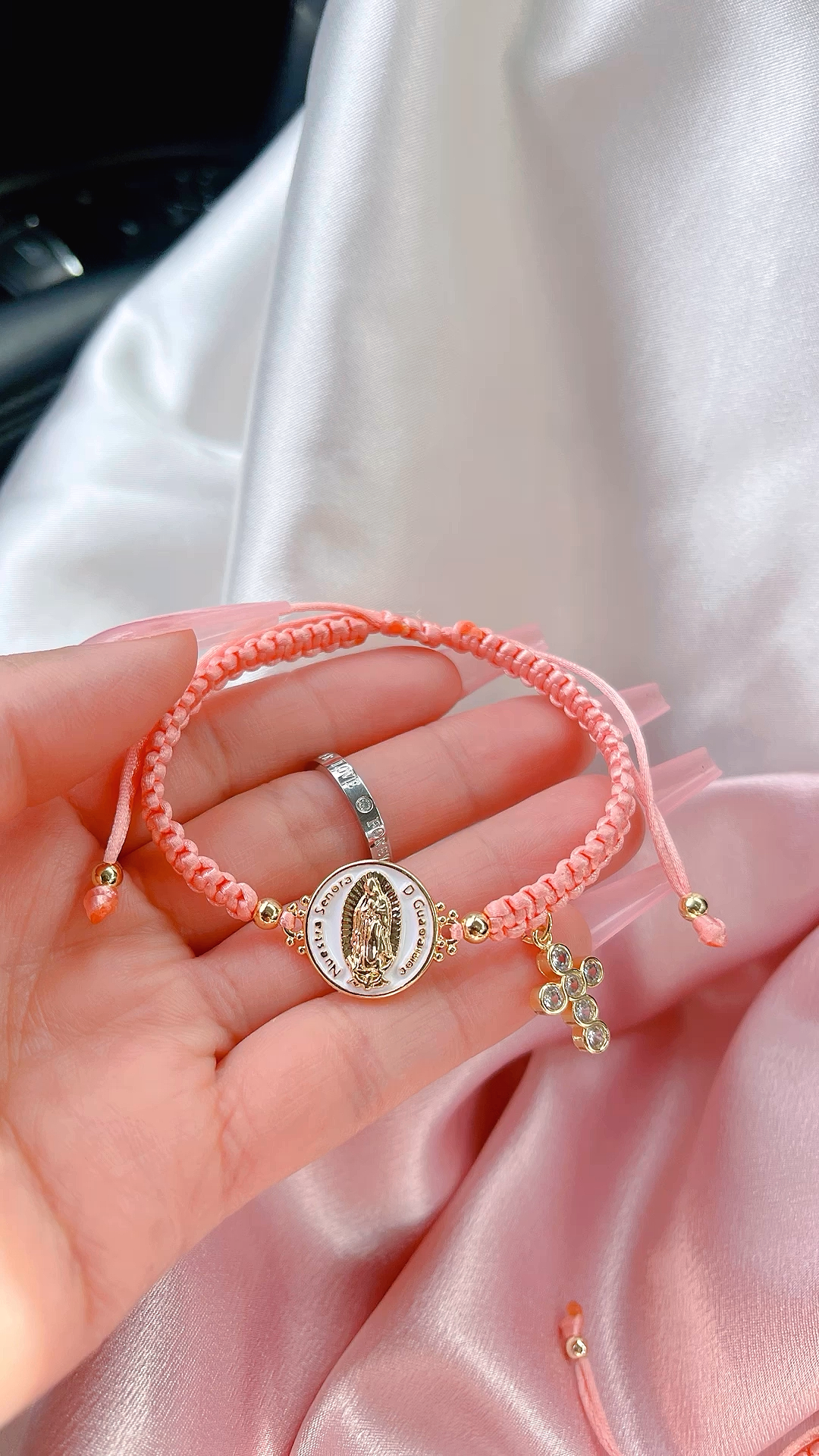 Tangerine Virgencita Bracelet