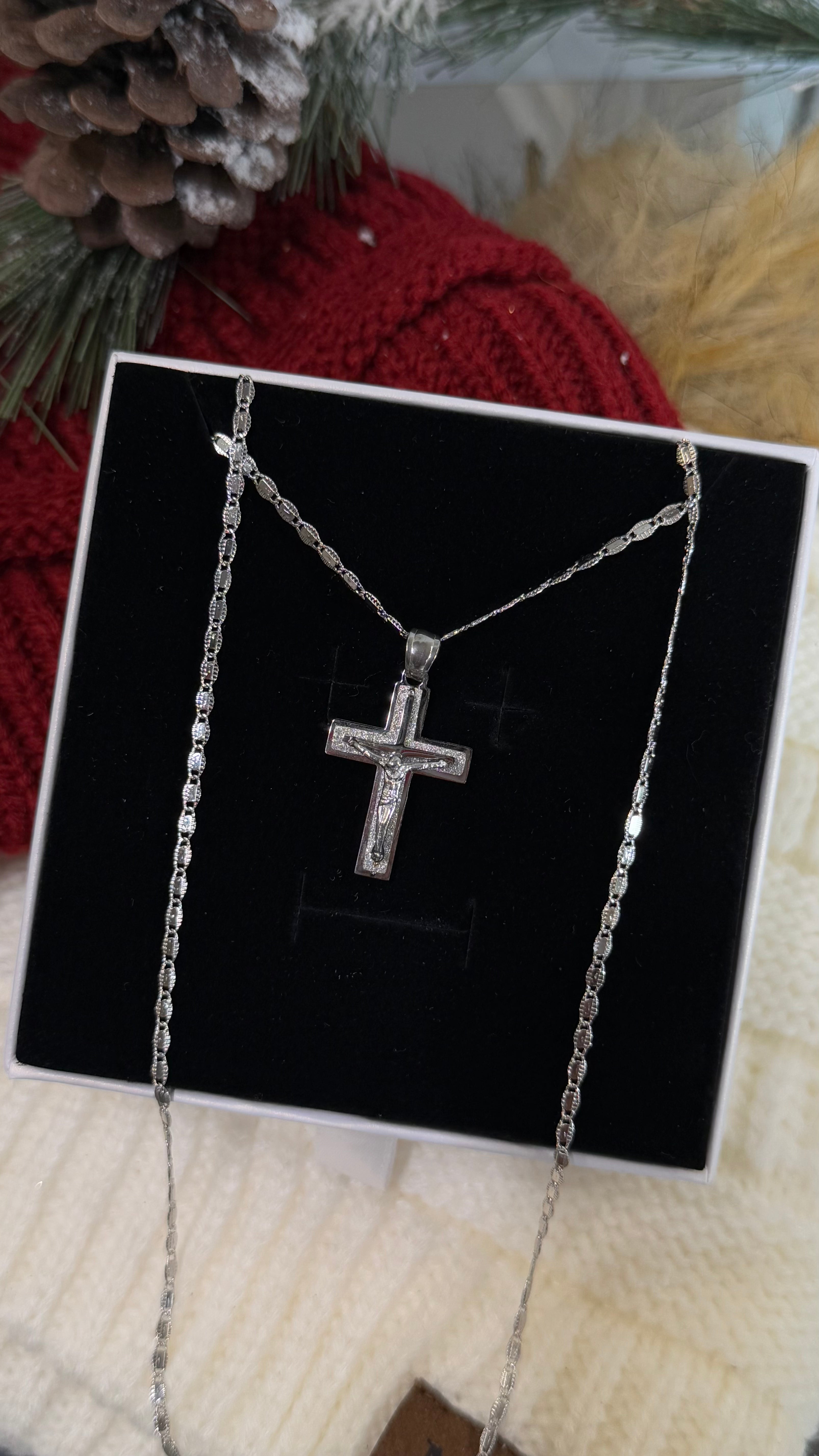 Silver Crucifix Necklace