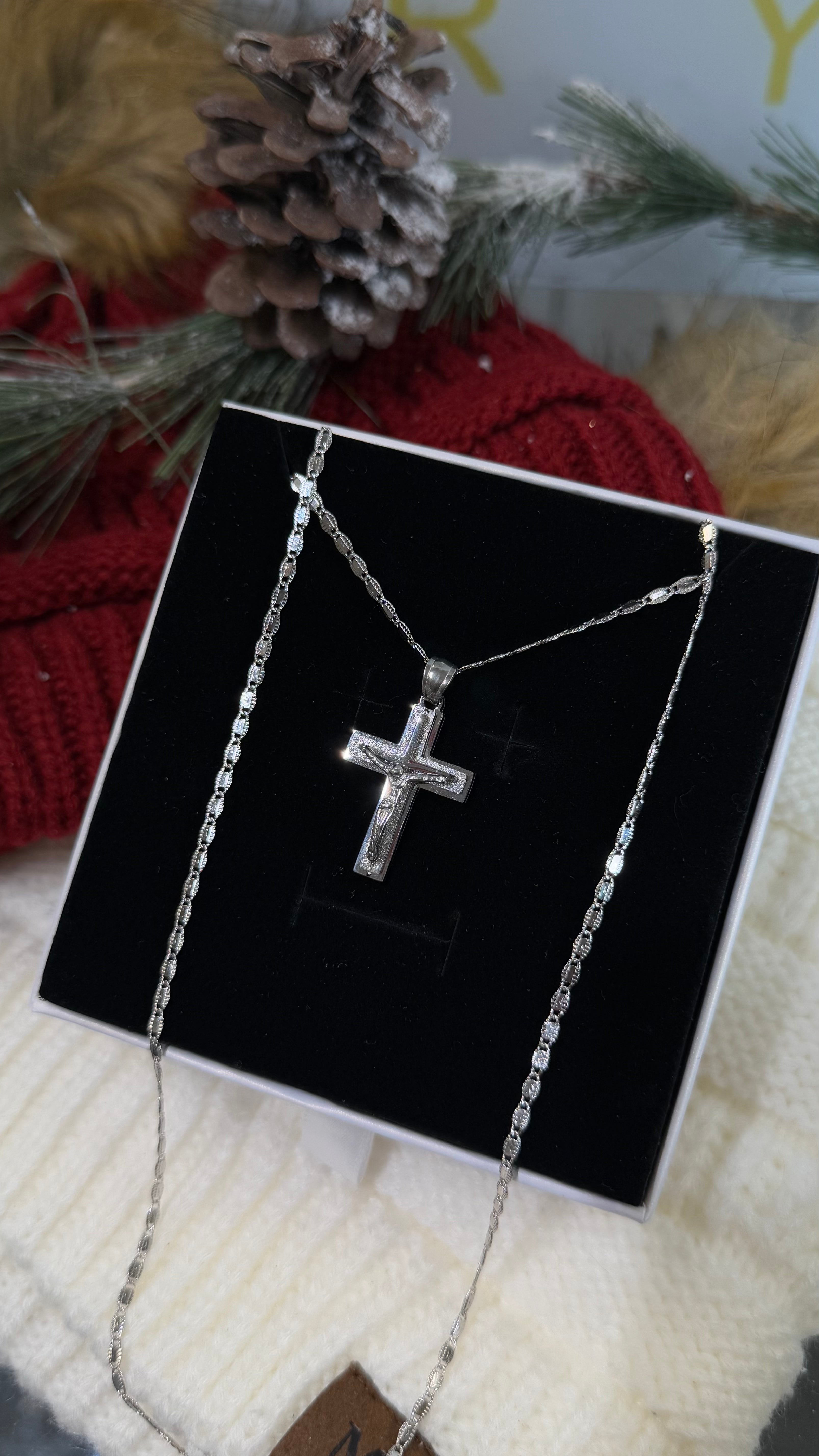 Silver Crucifix Necklace