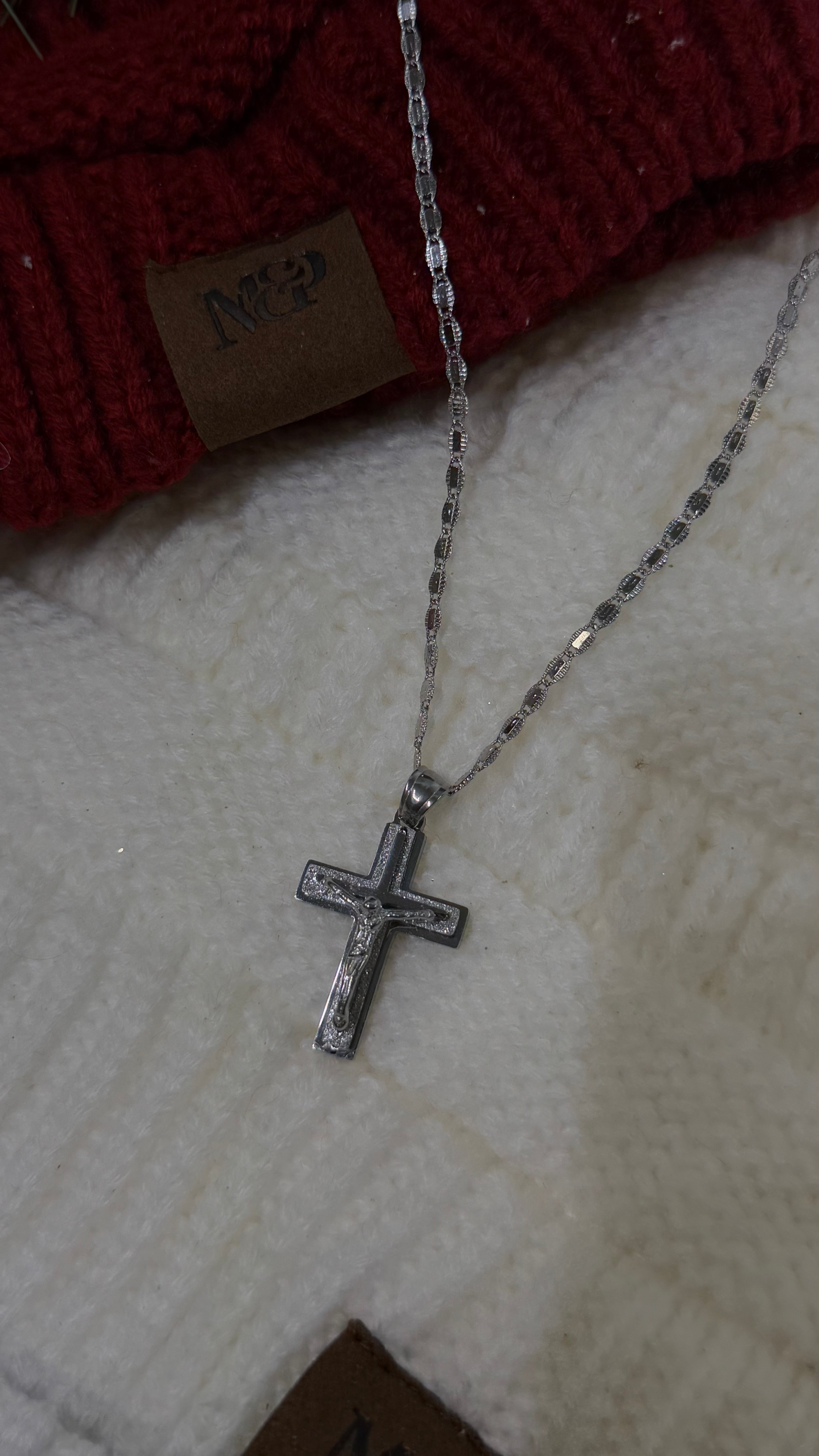 Silver Crucifix Necklace