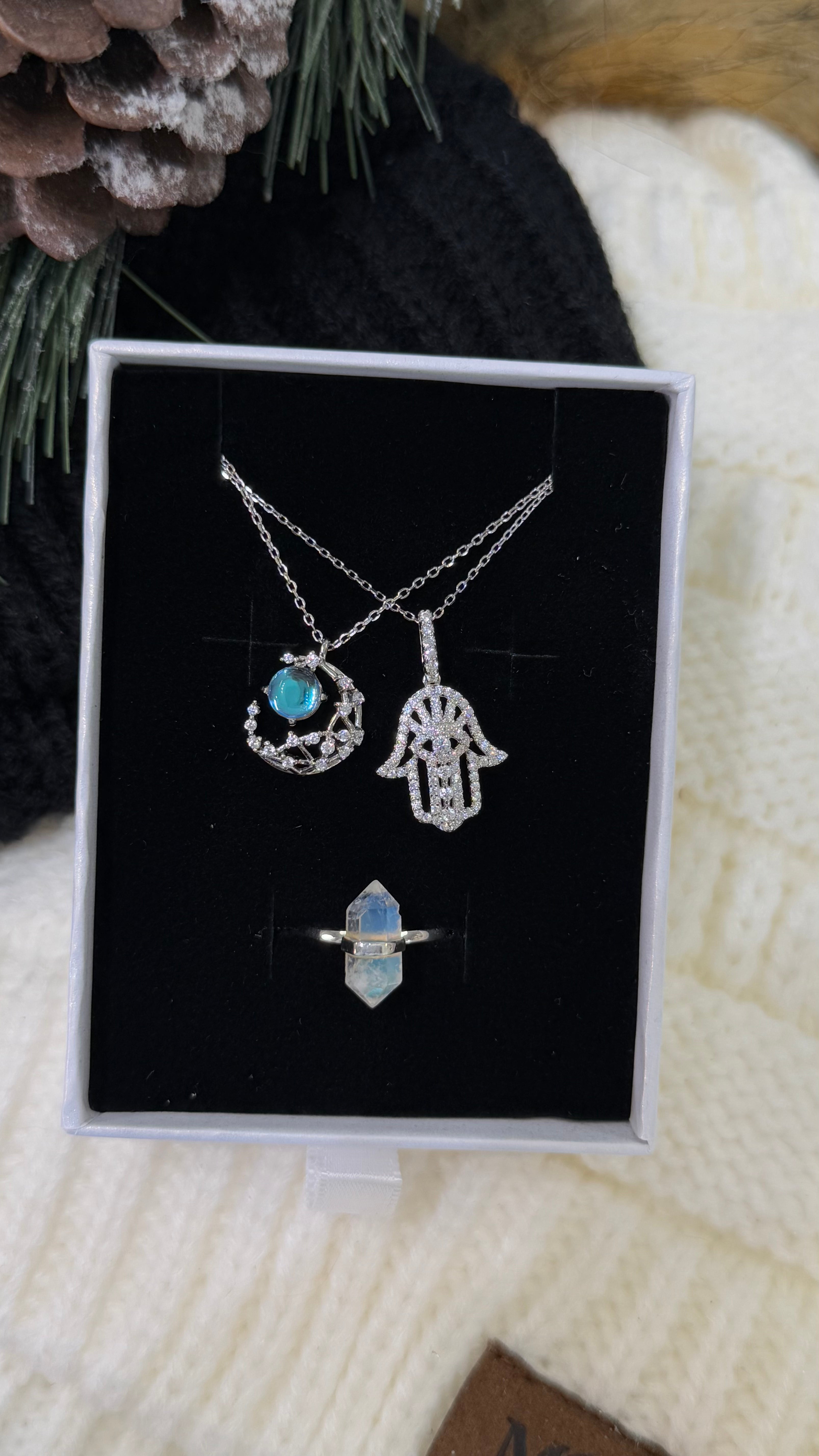 Moonstone Sterling Protection Set