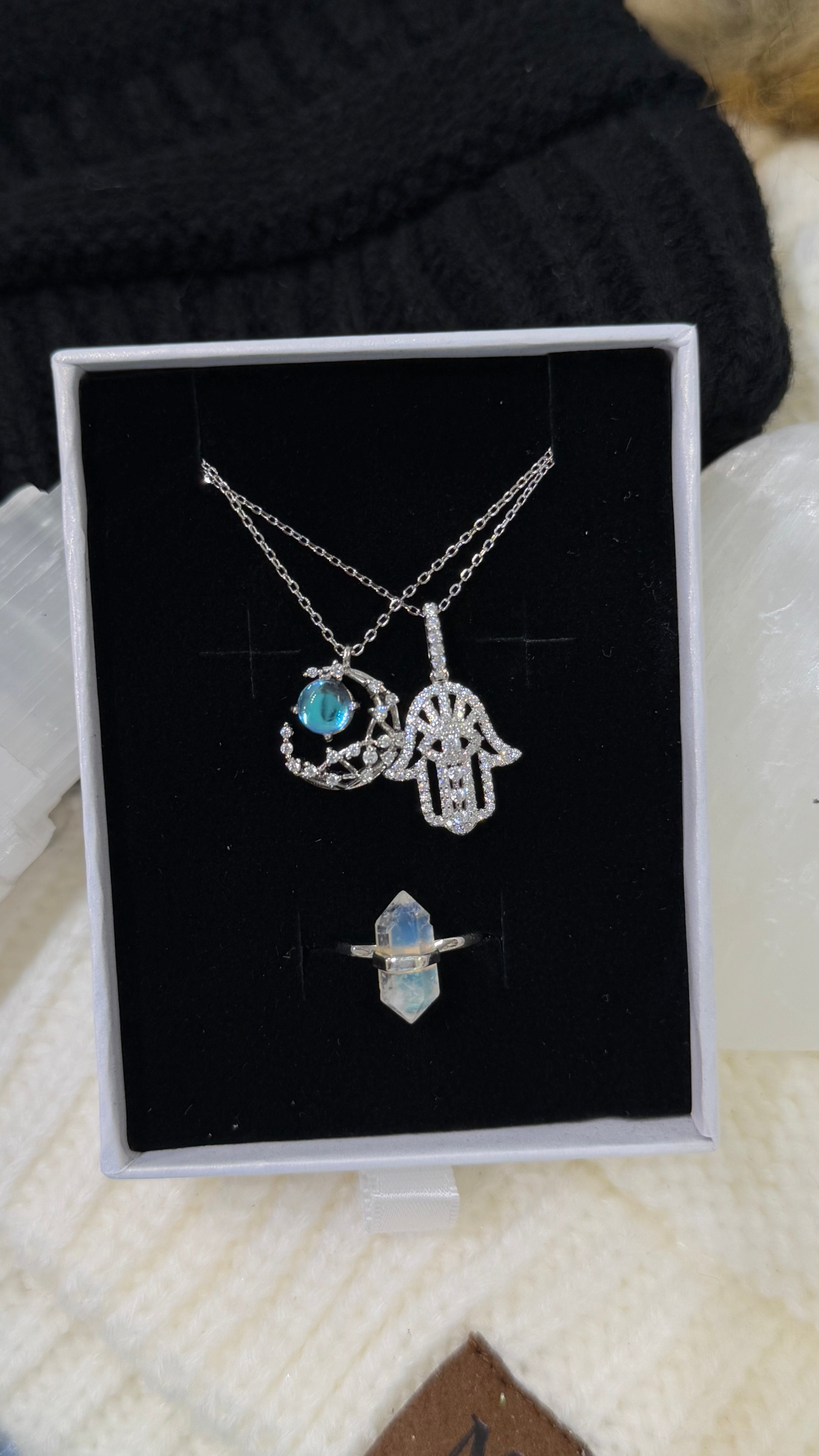 Moonstone Sterling Protection Set