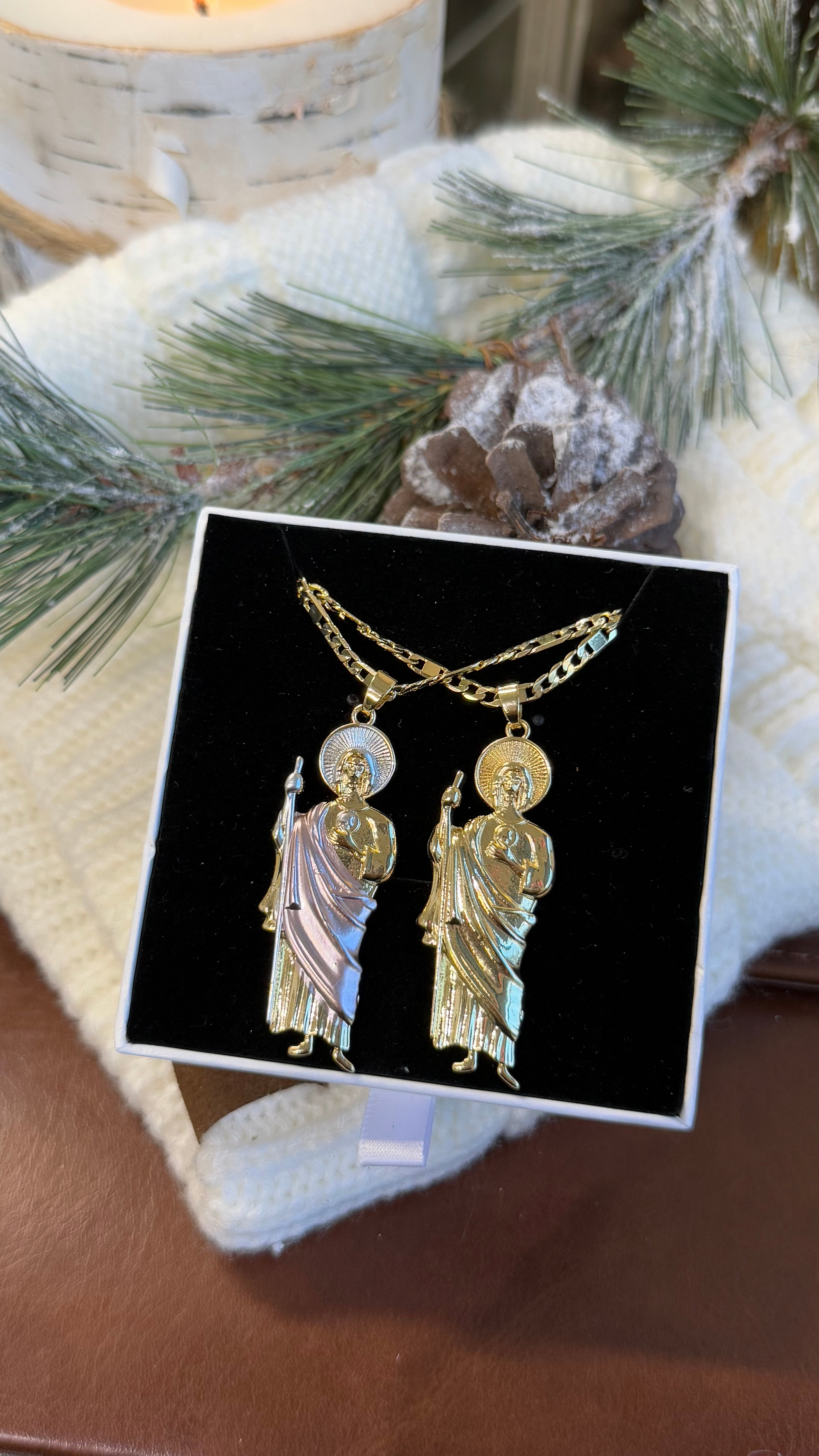 Saint Jude Couple Necklaces