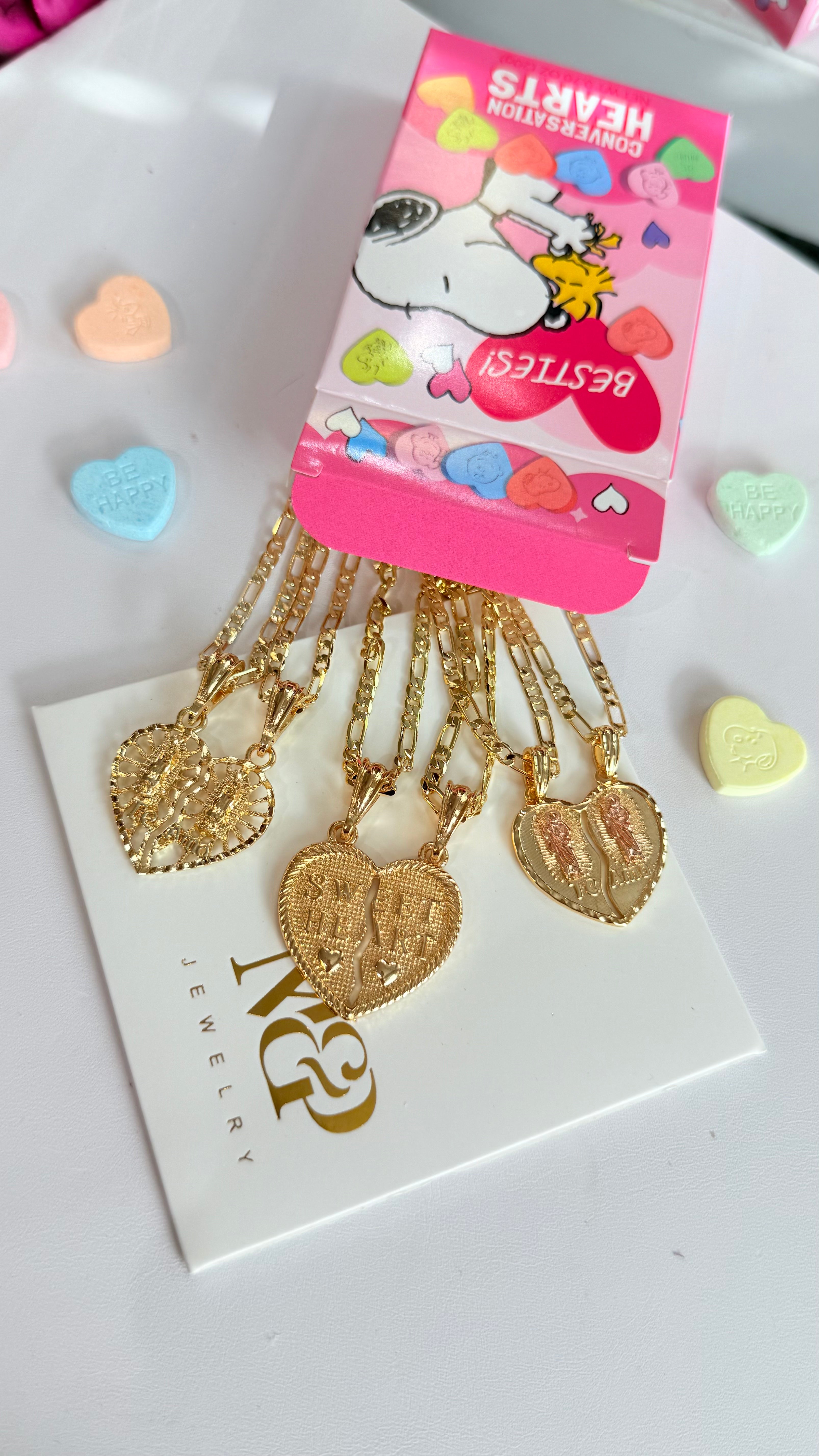 Sweet Heart Break Apart Necklaces