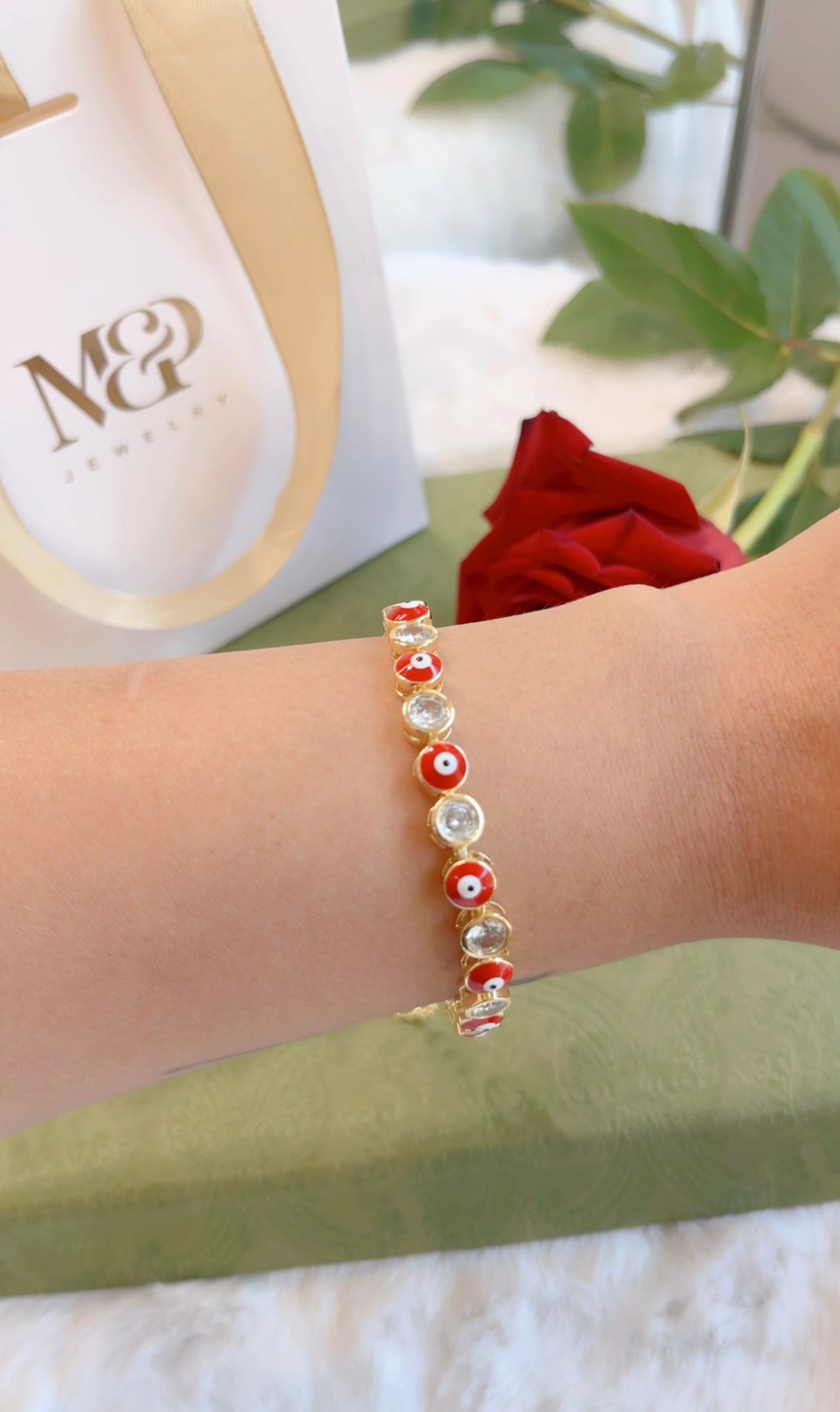 Red Evil Eye Bracelet ( 1 pcs )