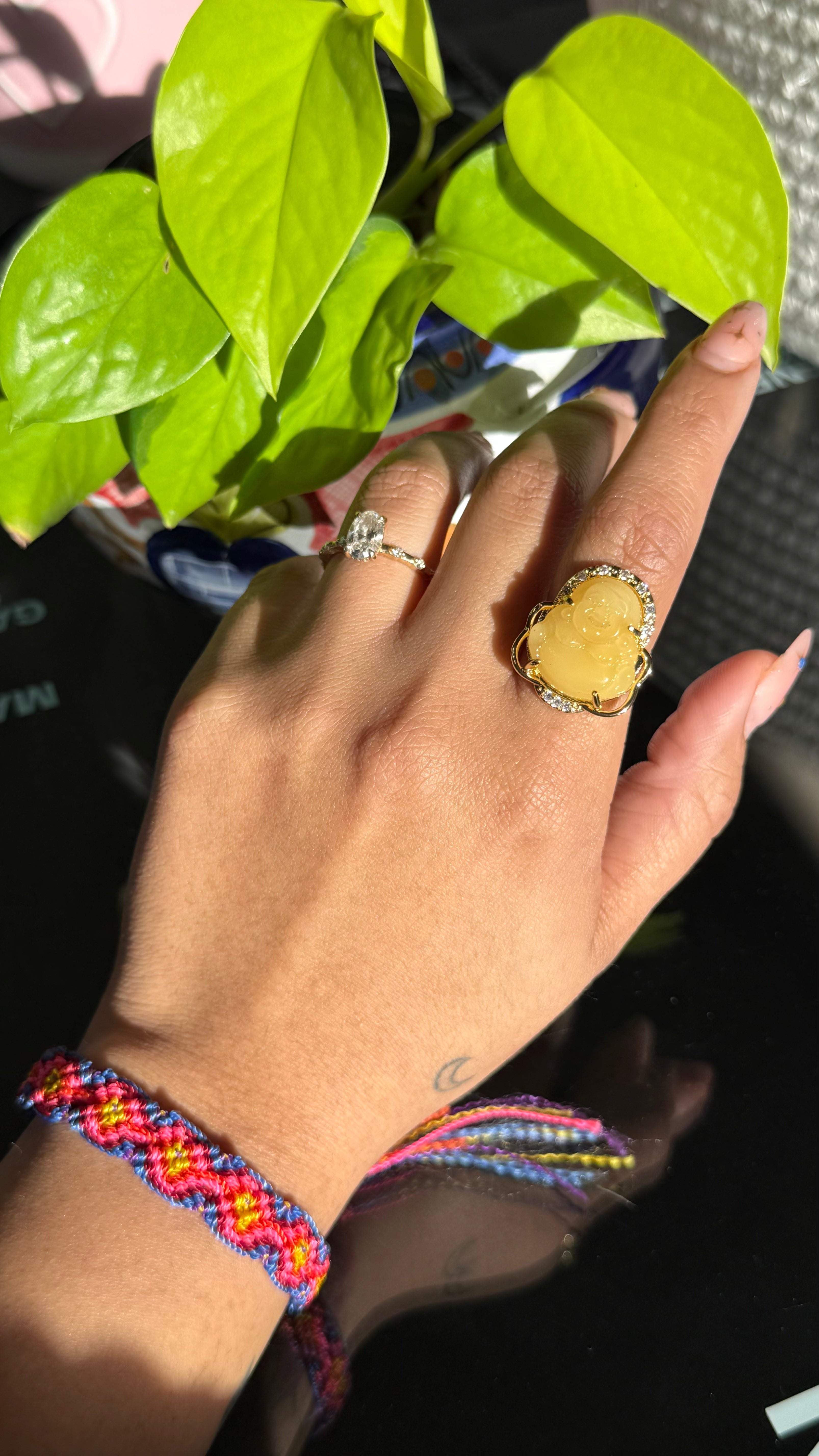 Happy Buddha Ring