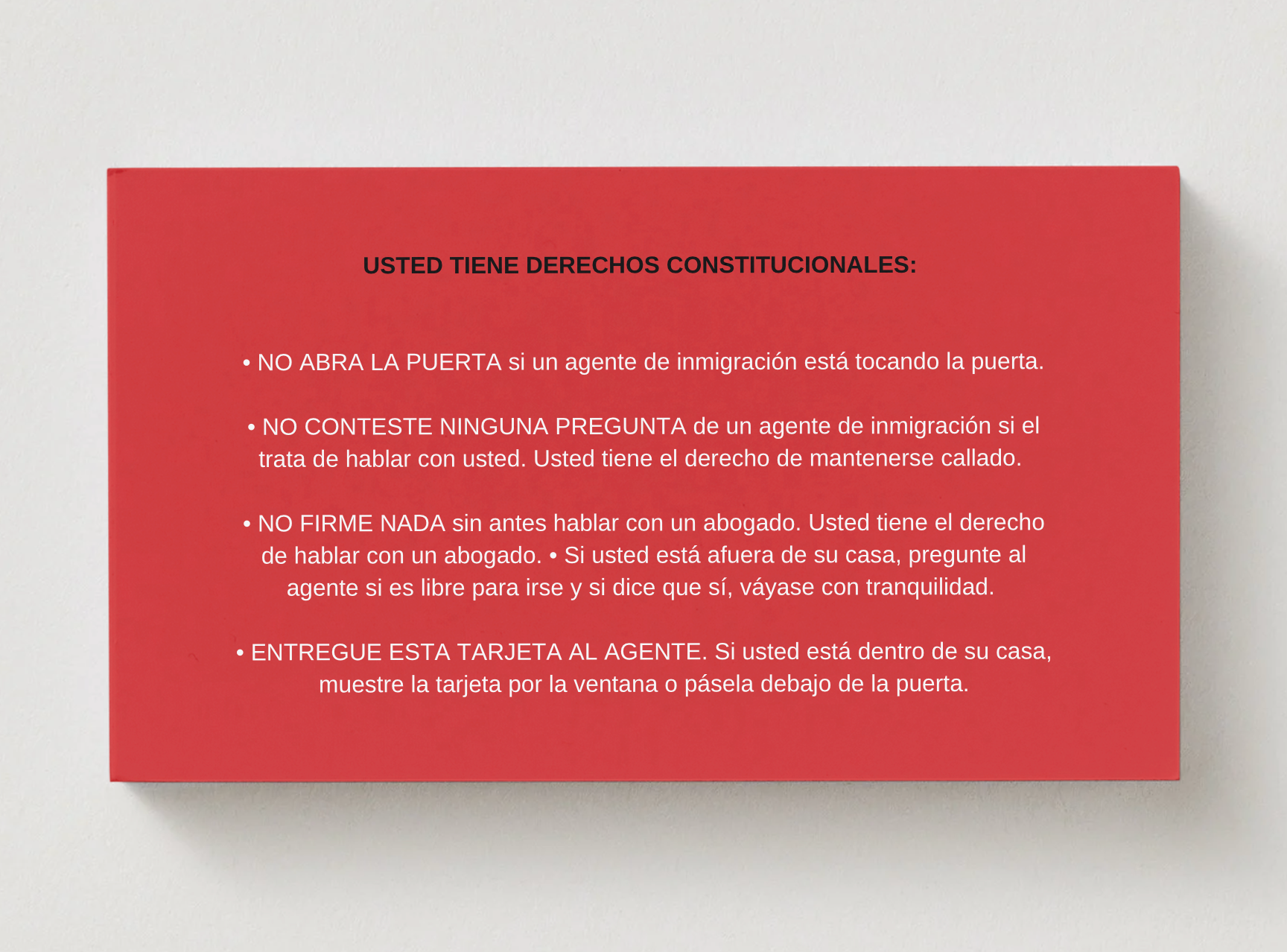 Red Card - Tarjeta Roja