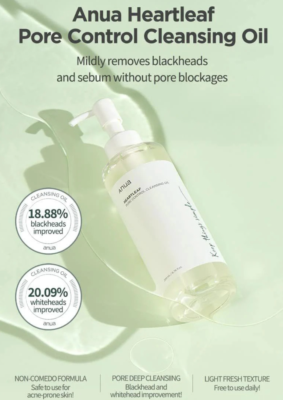 Heartleaf Pore Control Cleansing Oil