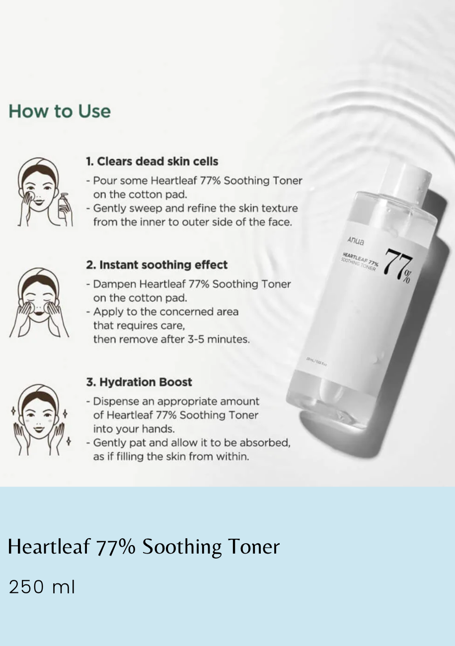 Heartleaf 77% Soothing Toner