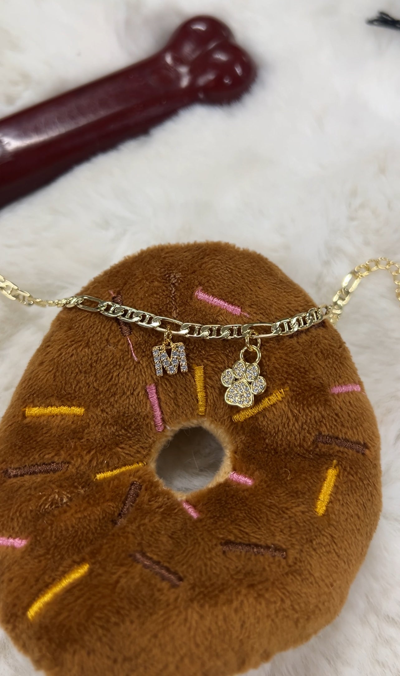 Initial Paw Bracelet