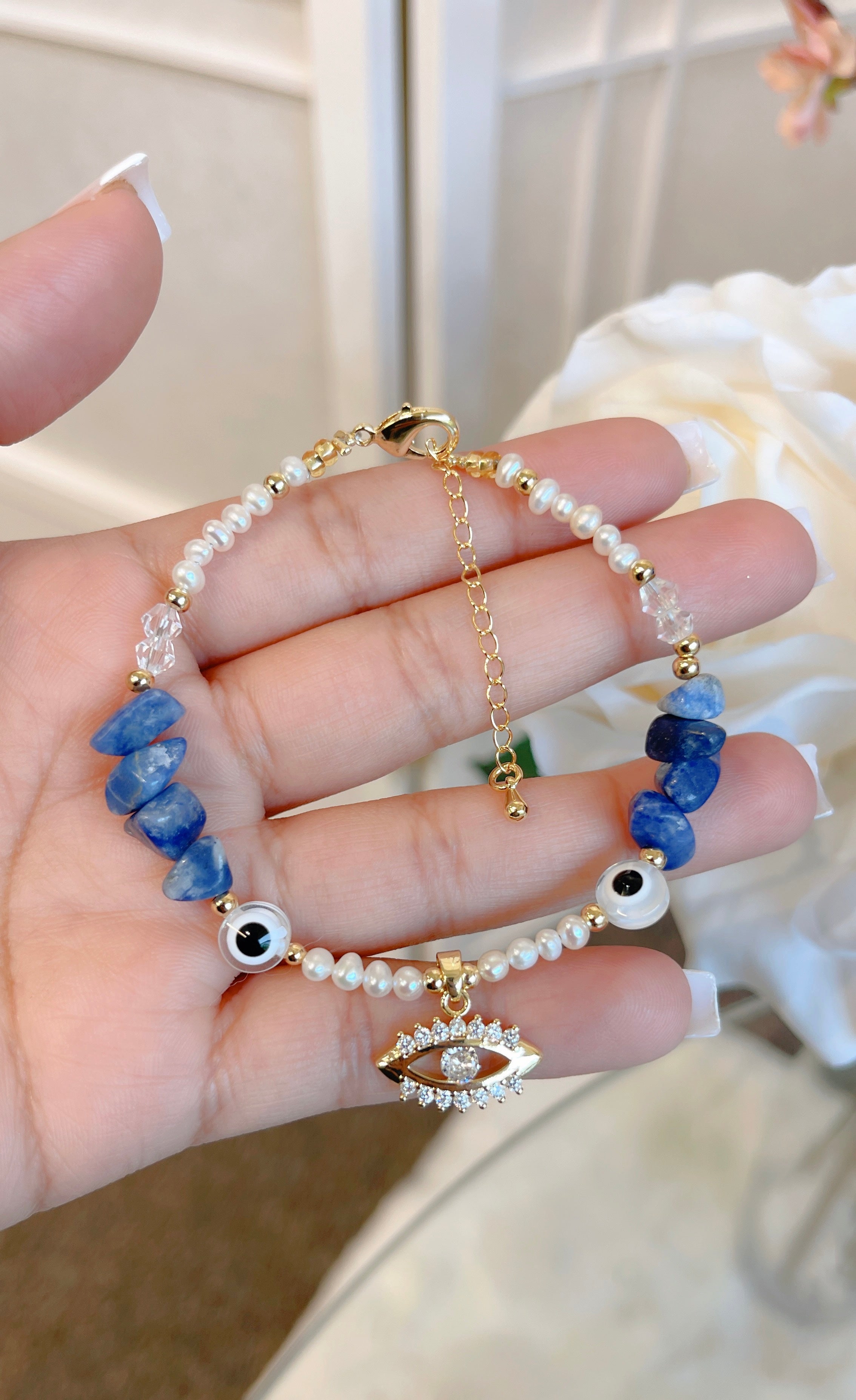 "Intuition" Lapis Lazuli Delicate Bracelet