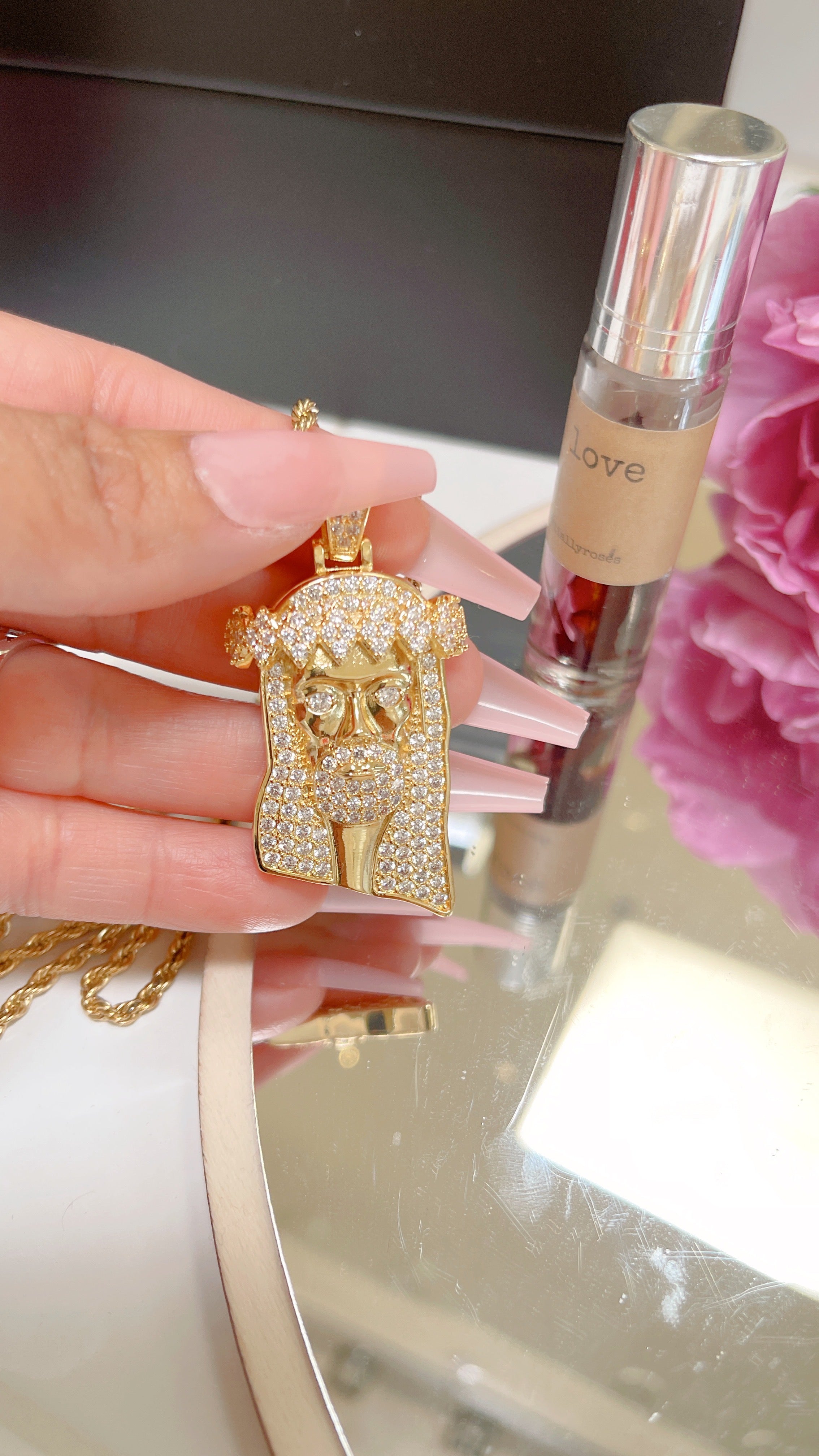 Gold Jesus Necklaces