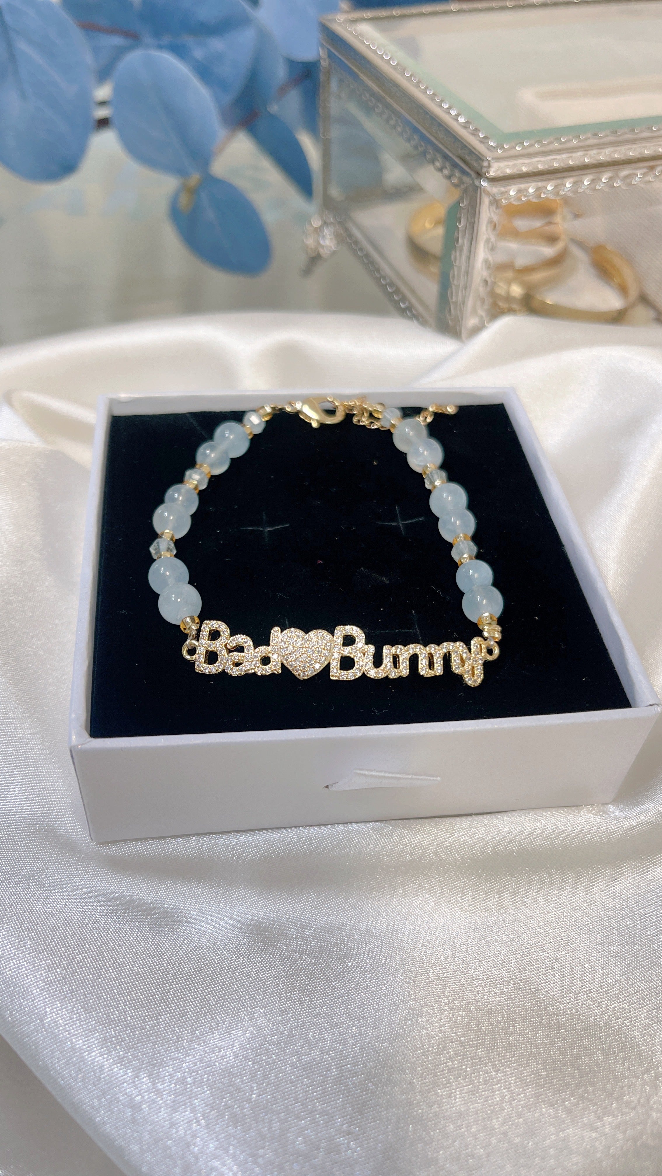 Bad Bunny Aquamarine Bracelet