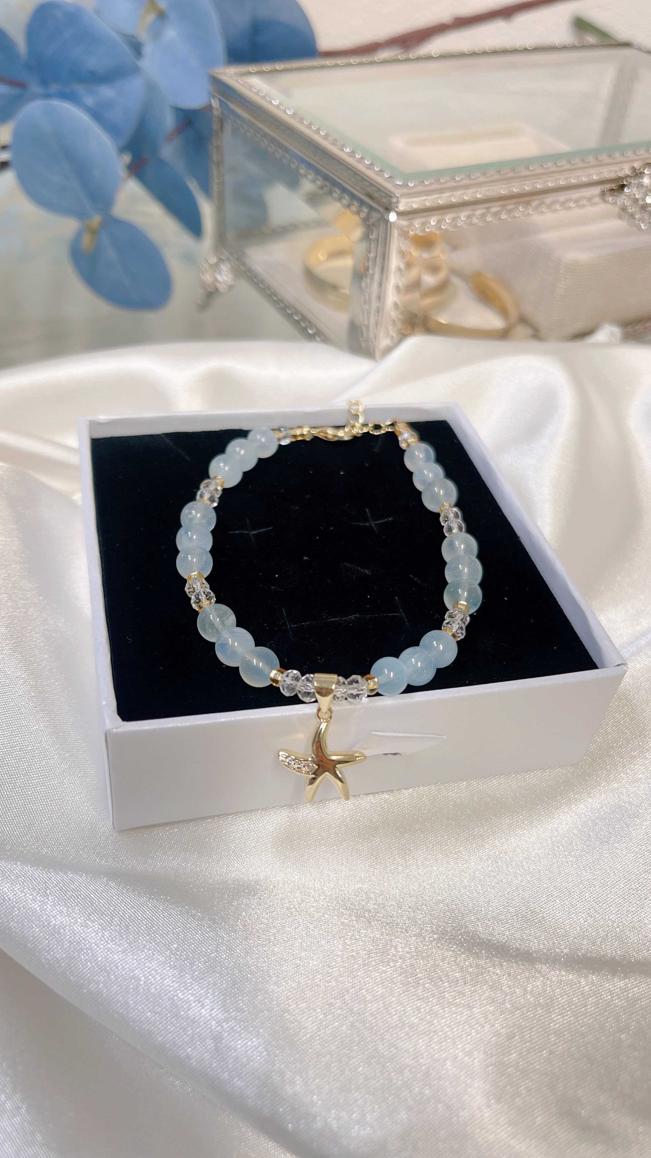 Star Fish Aquamarine Bracelet