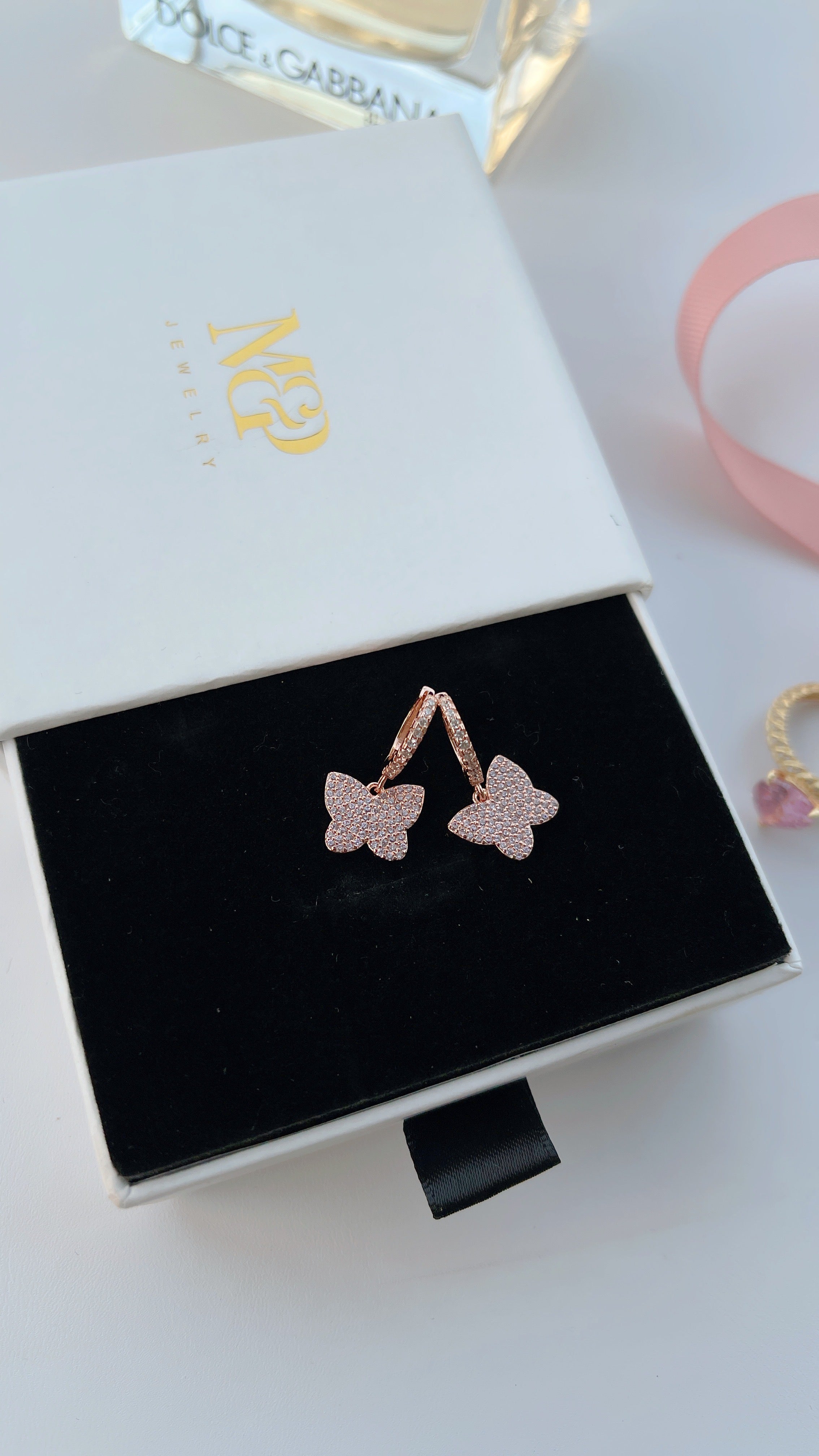 Dainty Butterfly Earrings