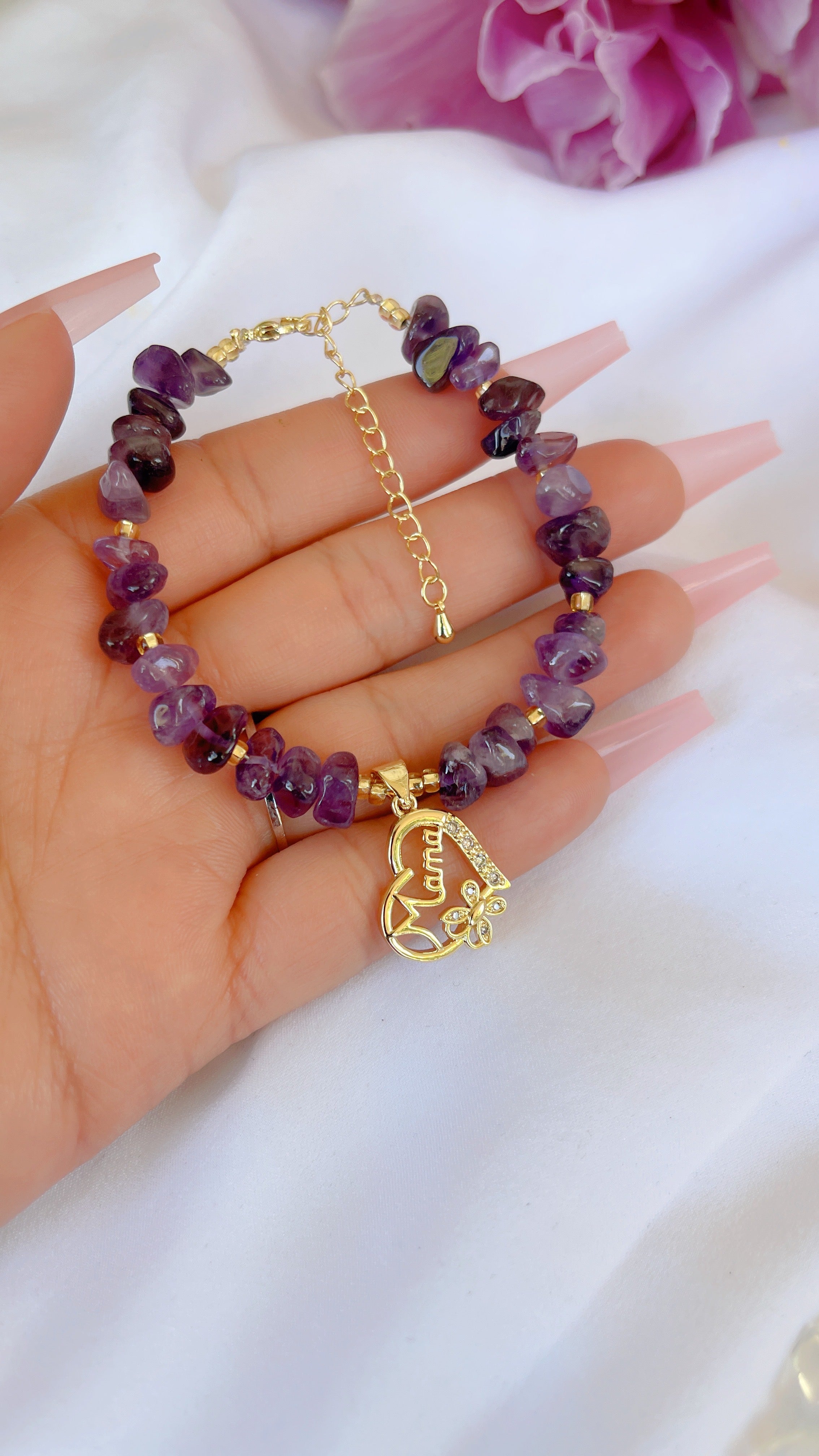 Mama Amethyst Bracelet