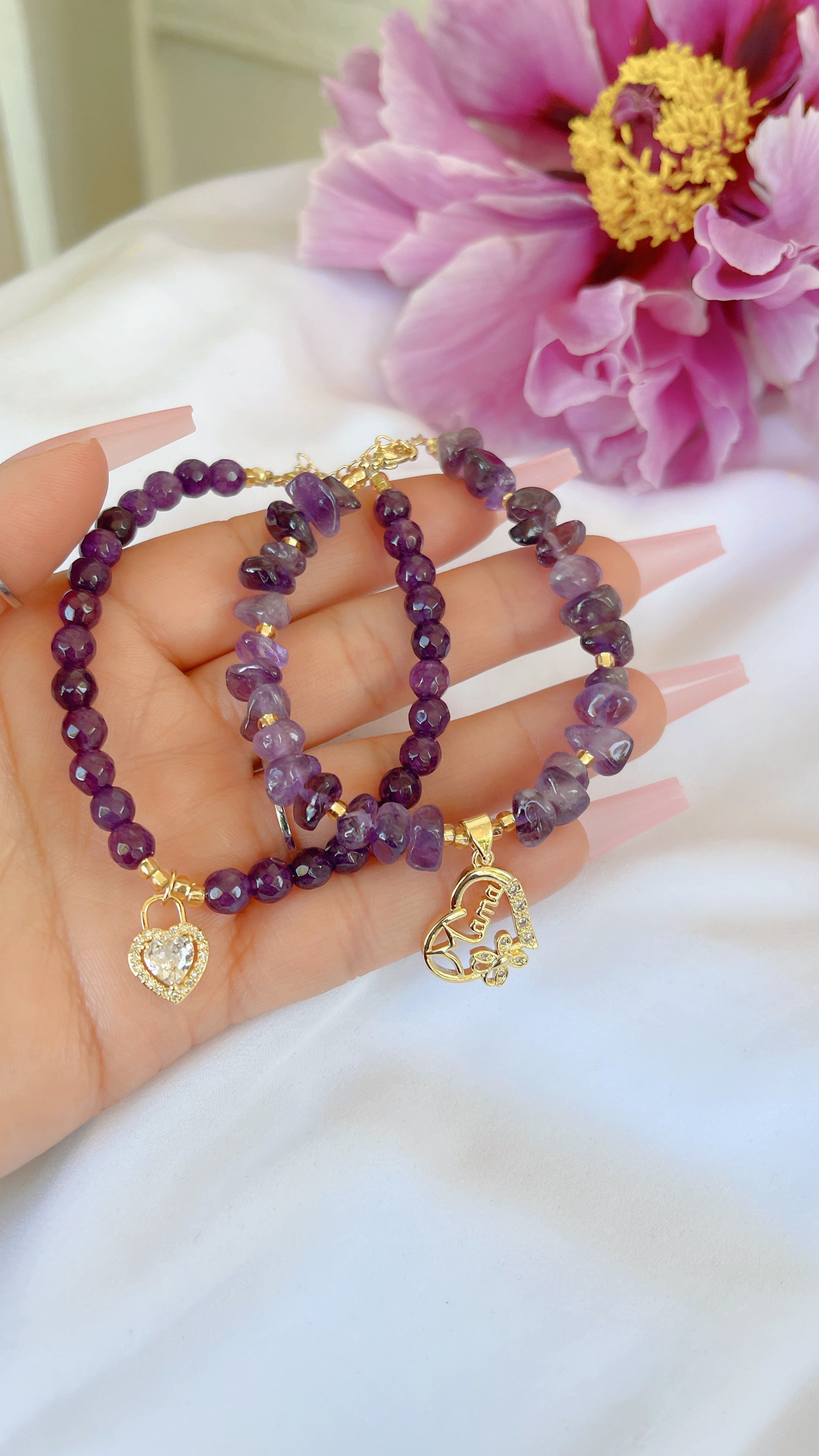 Mama Amethyst Bracelet