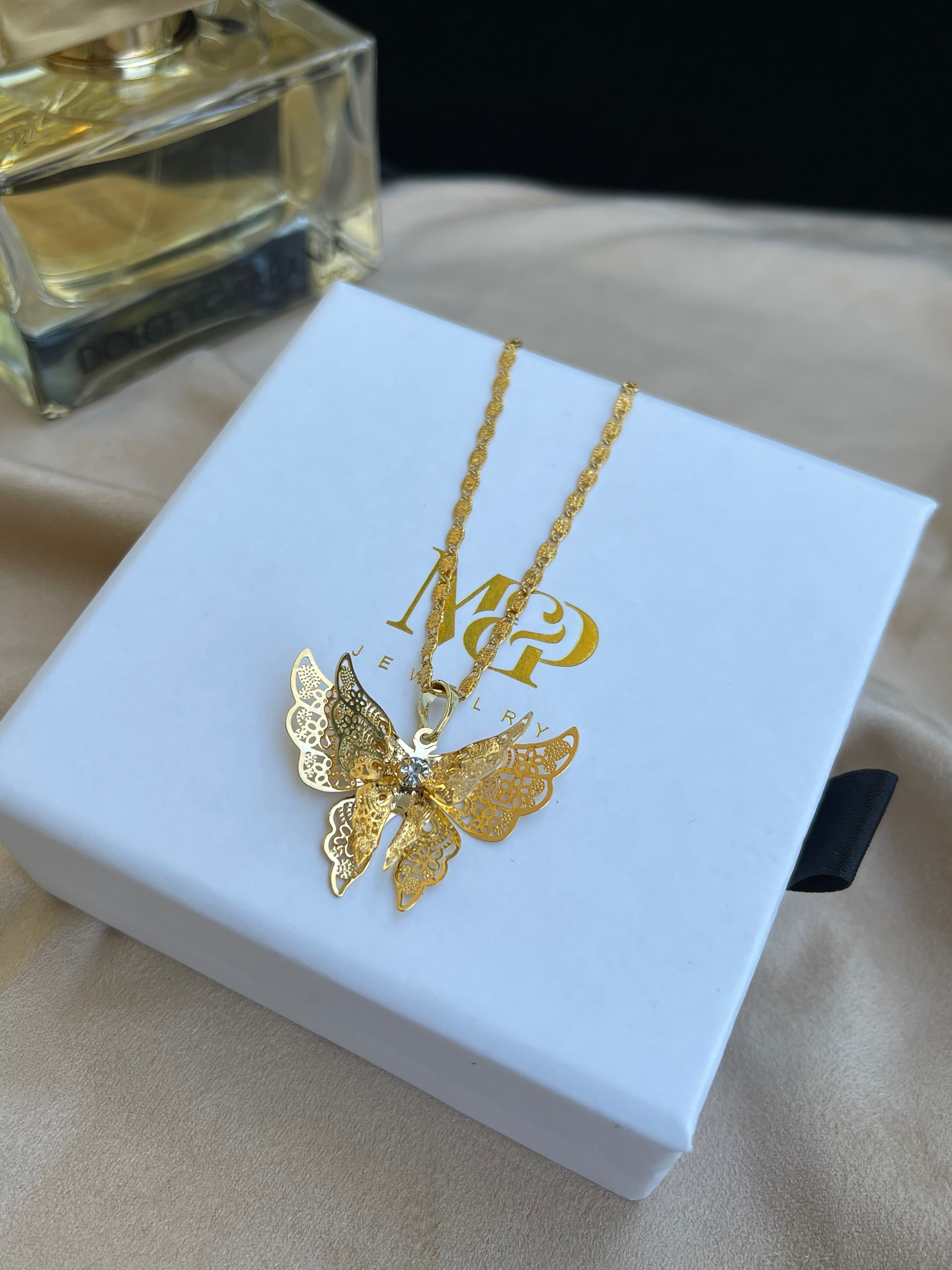 Fortune Butterfly Necklace