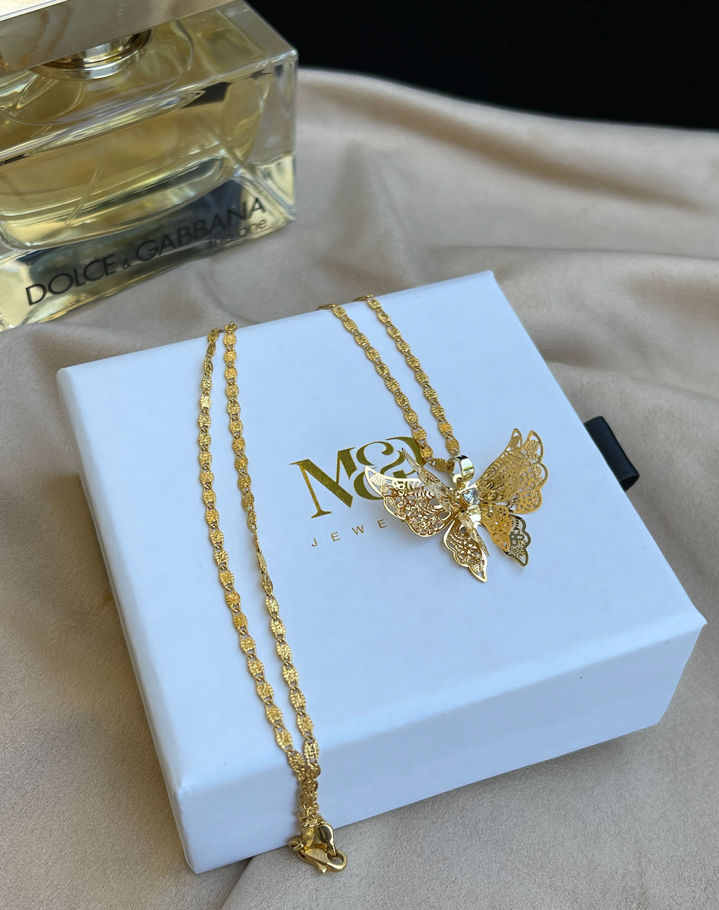 Fortune Butterfly Necklace