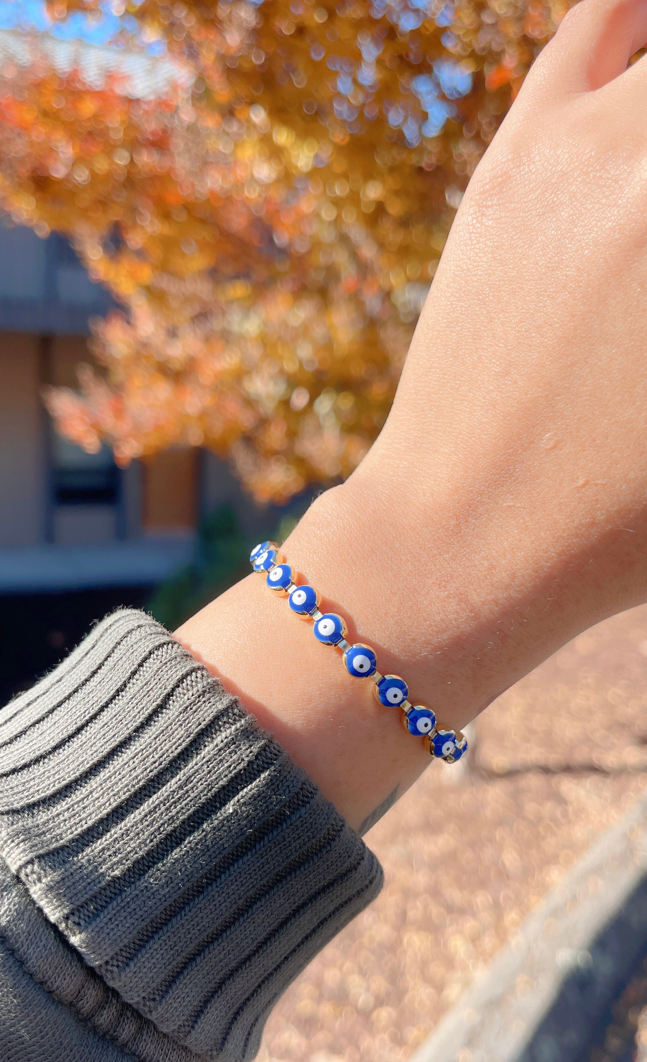 Blue Evil Eye Bracelet