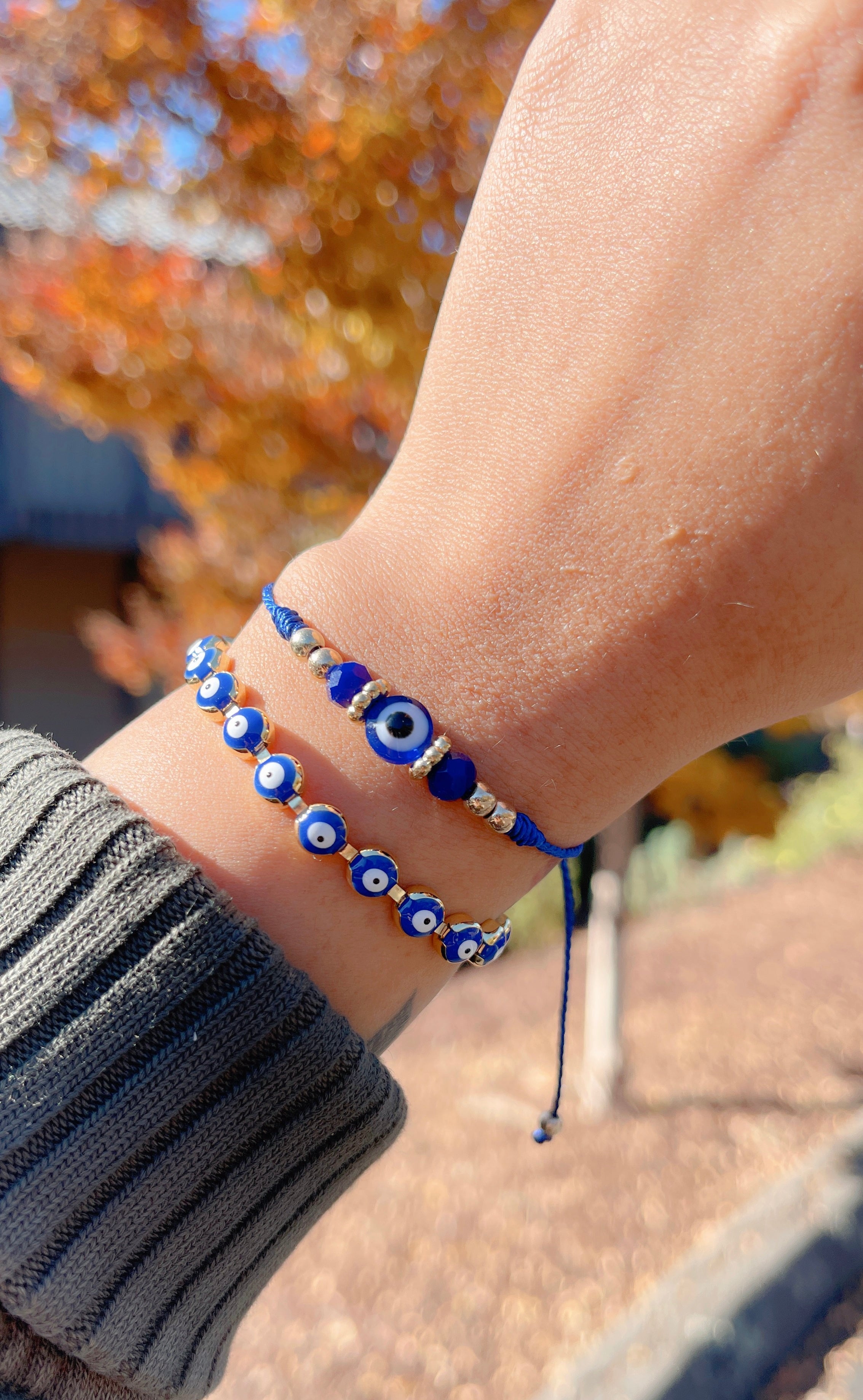 Blue Evil Eye Bracelet